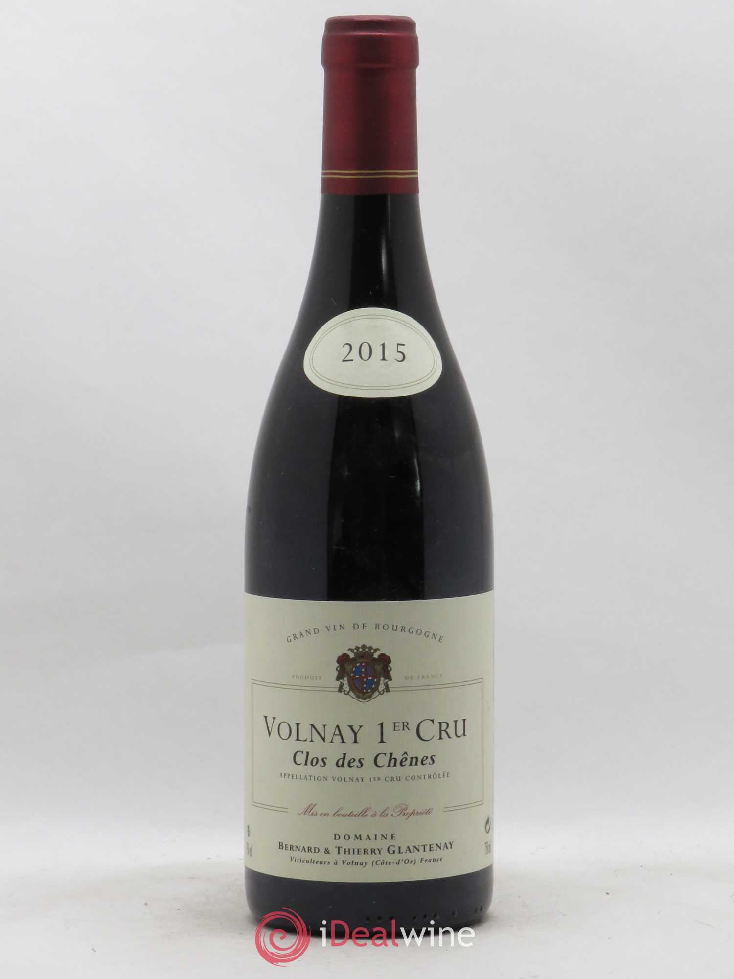 Volnay 1er Cru Clos des Chênes Bernard et Thierry Glantenay (Domaine) 2015 - Lot de 1 bouteille - 0