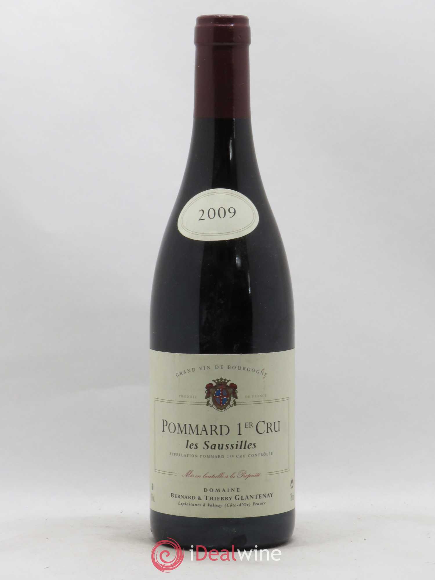 Pommard 1er Cru Les Saussilles Bernard et Thierry Glantenay (Domaine) 2009 - Lot de 1 bouteille - 0