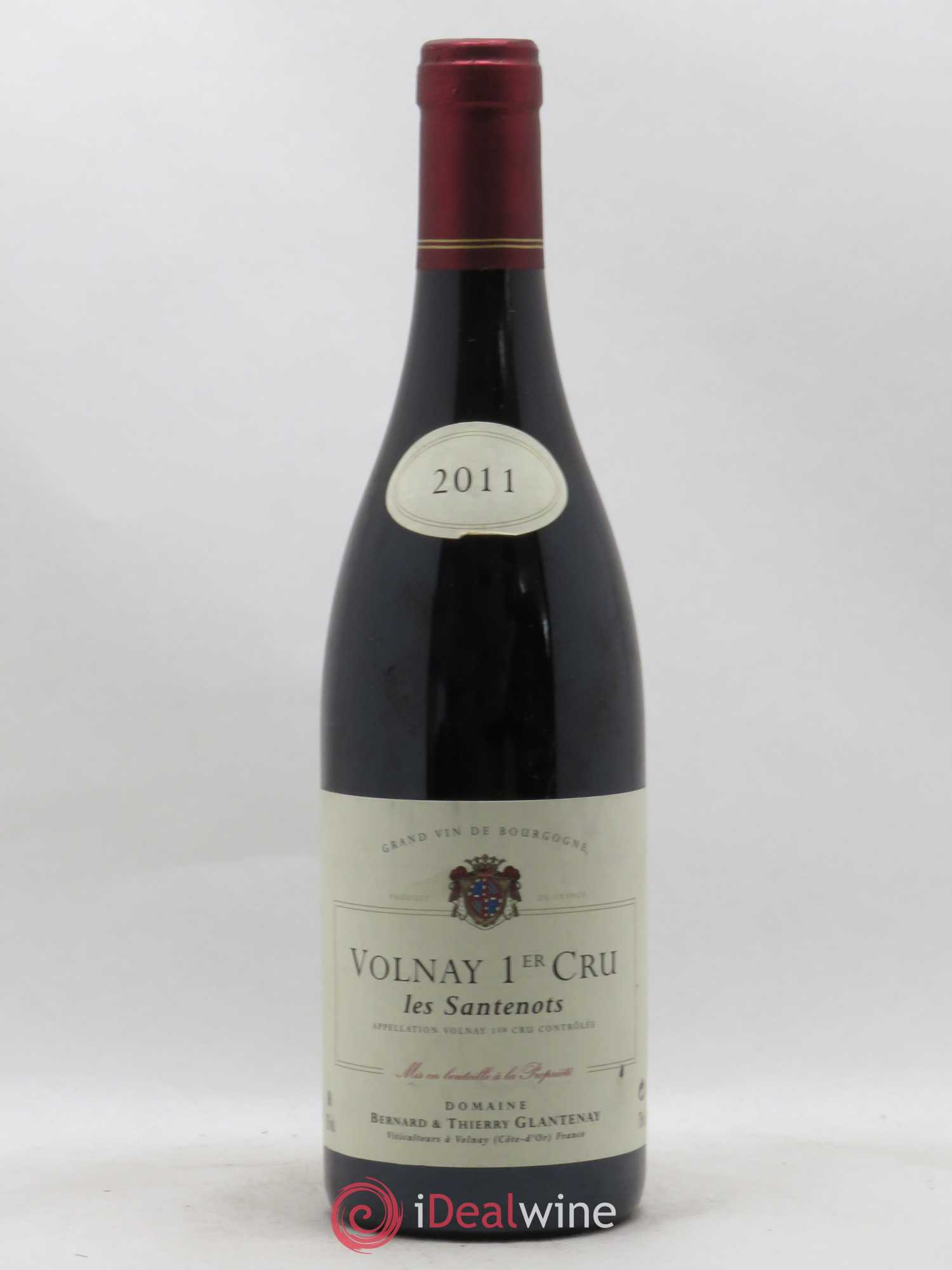 Volnay 1er Cru Les Santenots Bernard et Thierry Glantenay (Domaine) 2011 - Lot de 1 bouteille - 0