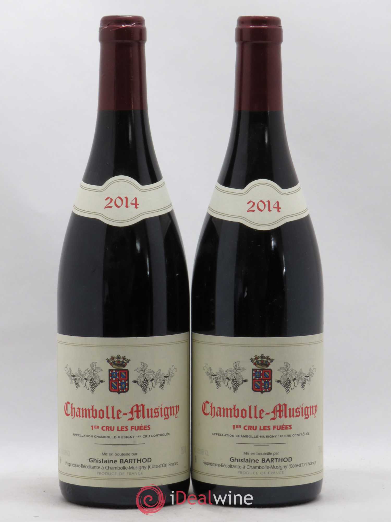 Chambolle-Musigny 1er Cru Les Fuées Ghislaine Barthod 2014 - Lot de 2 bouteilles - 0