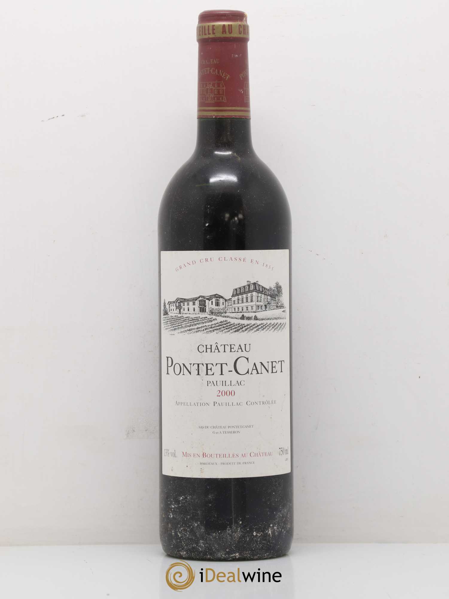 Château Pontet Canet 5ème Grand Cru Classé 2000 - Lot de 1 bouteille - 0