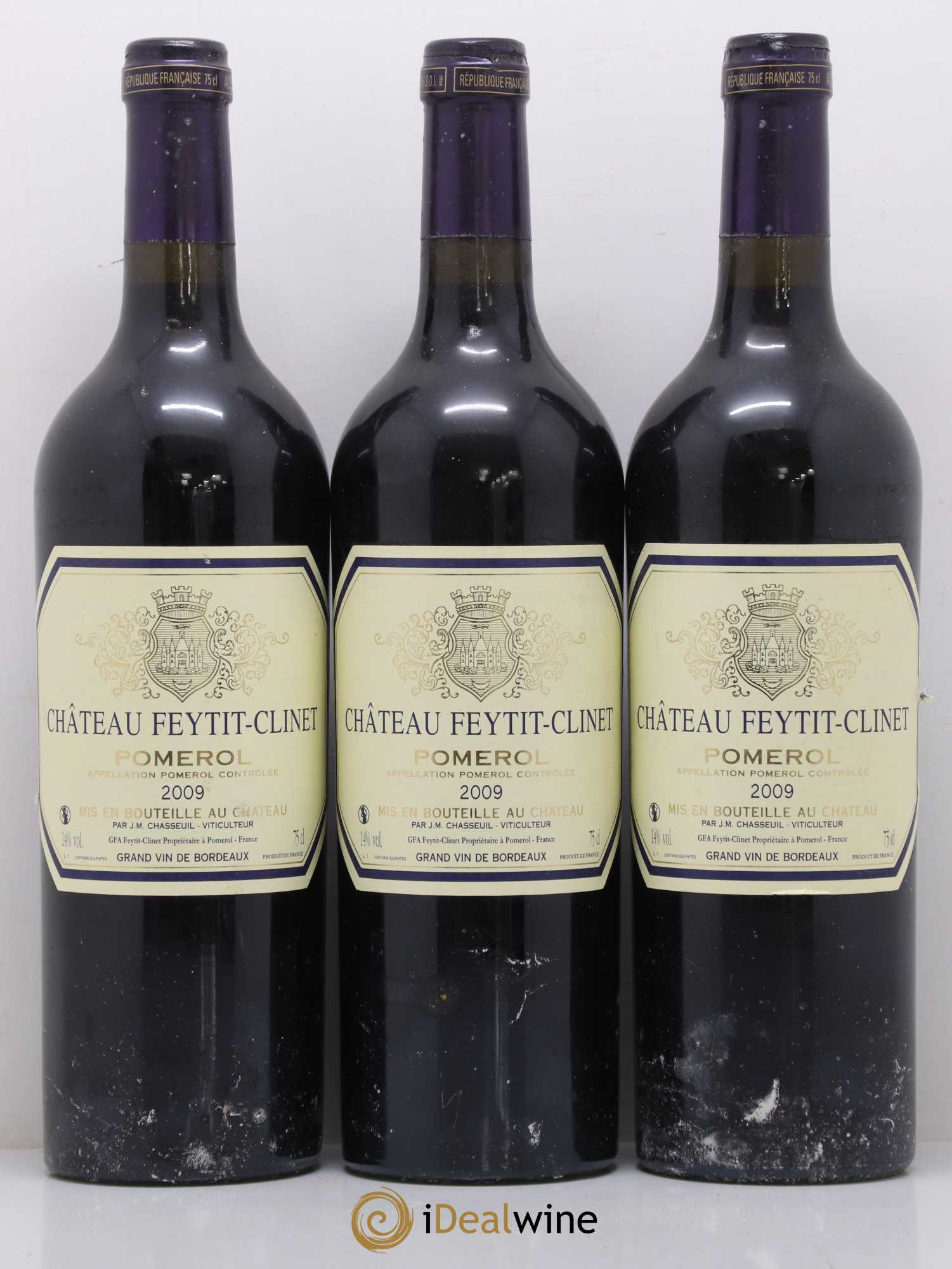 Château Feytit-Clinet 2009 - Lot de 3 bouteilles - 0