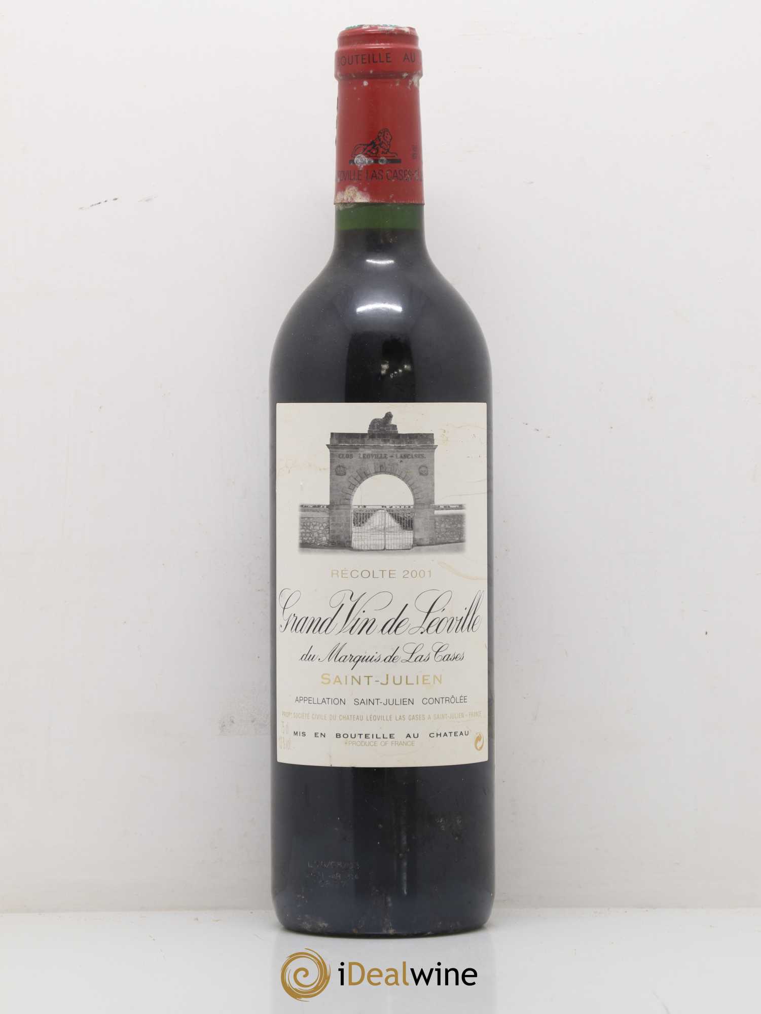 Château Léoville Las Cases 2ème Grand Cru Classé 2001 - Lot de 1 bouteille - 0