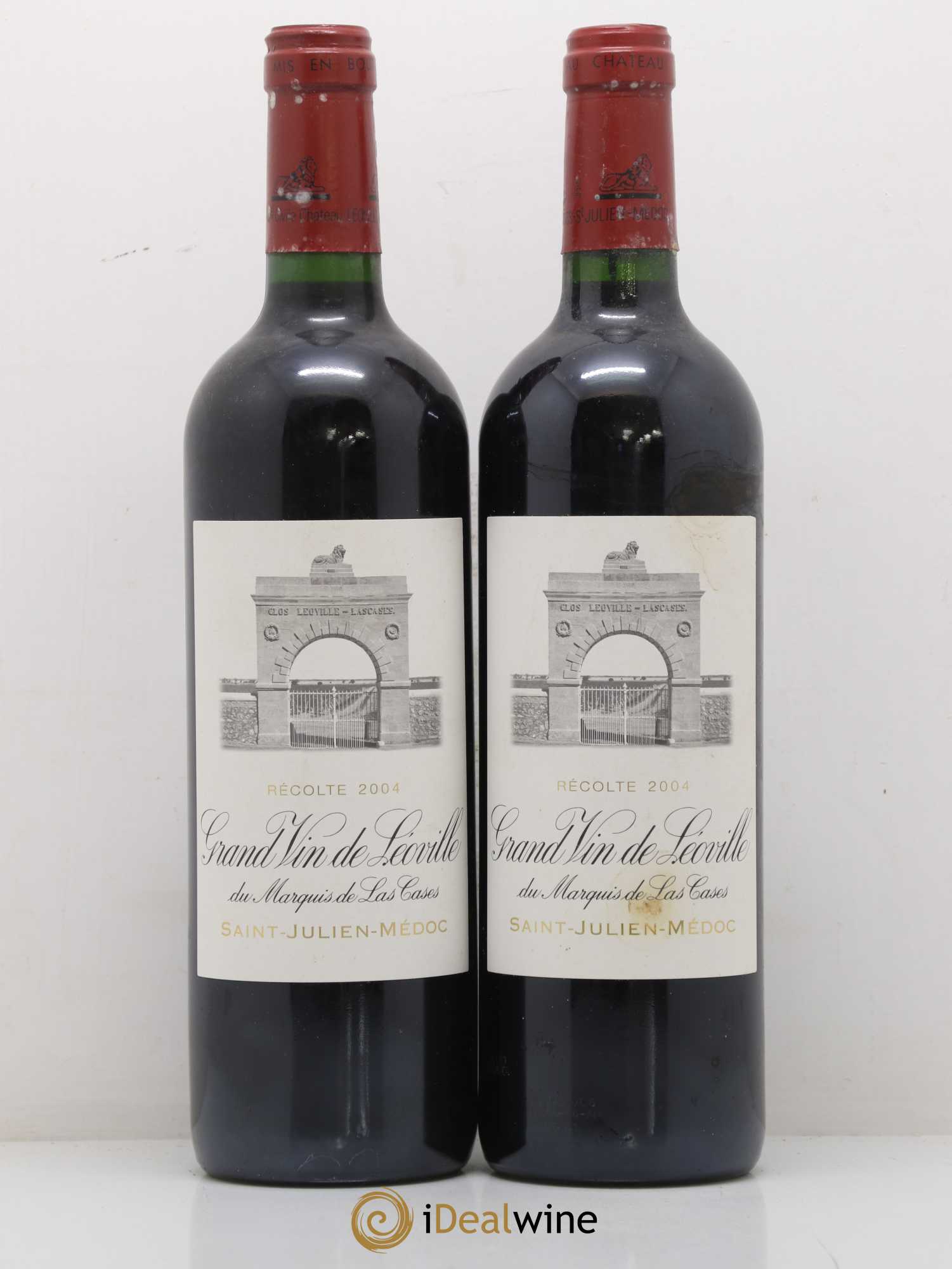 Château Léoville Las Cases 2ème Grand Cru Classé 2004 - Lot de 2 bouteilles - 0