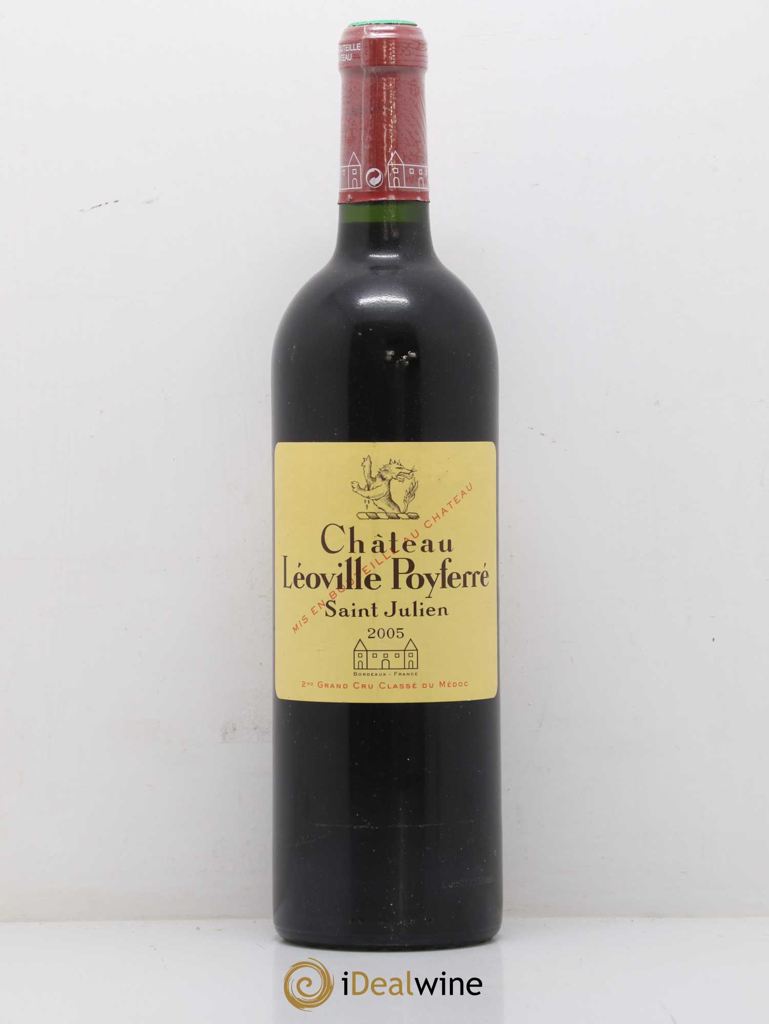 Château Léoville Poyferré 2ème Grand Cru Classé 2005 - Lot de 1 bouteille - 0
