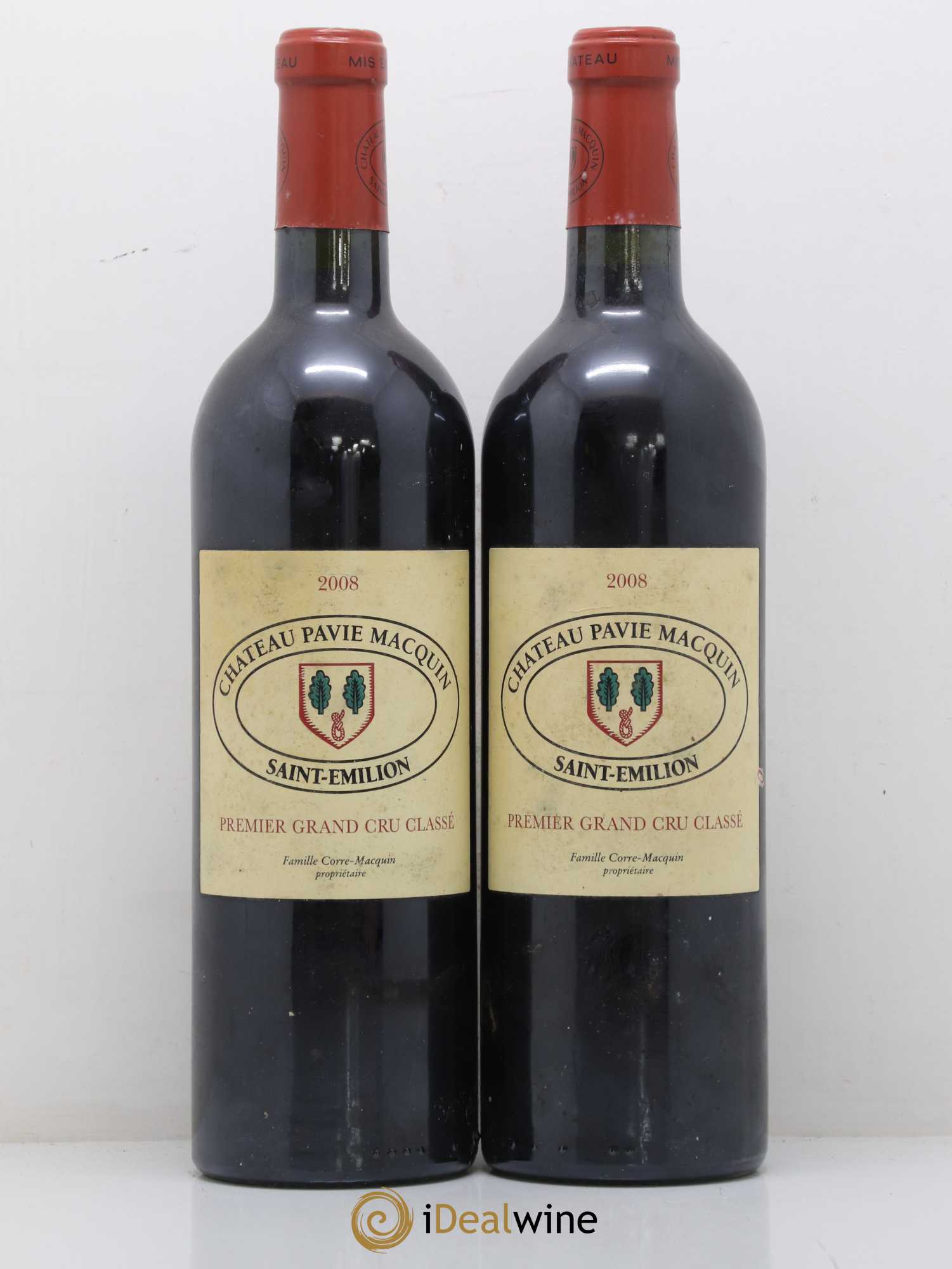 Château Pavie Macquin 1er Grand Cru Classé B 2008 - Lot de 2 bouteilles - 0