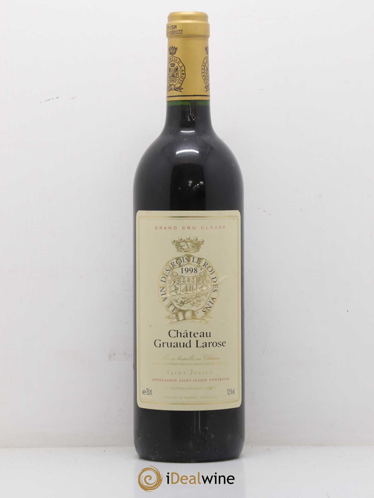 Château Gruaud Larose 2ème Grand Cru Classé 1998 - Lot de 1 bouteille - 0