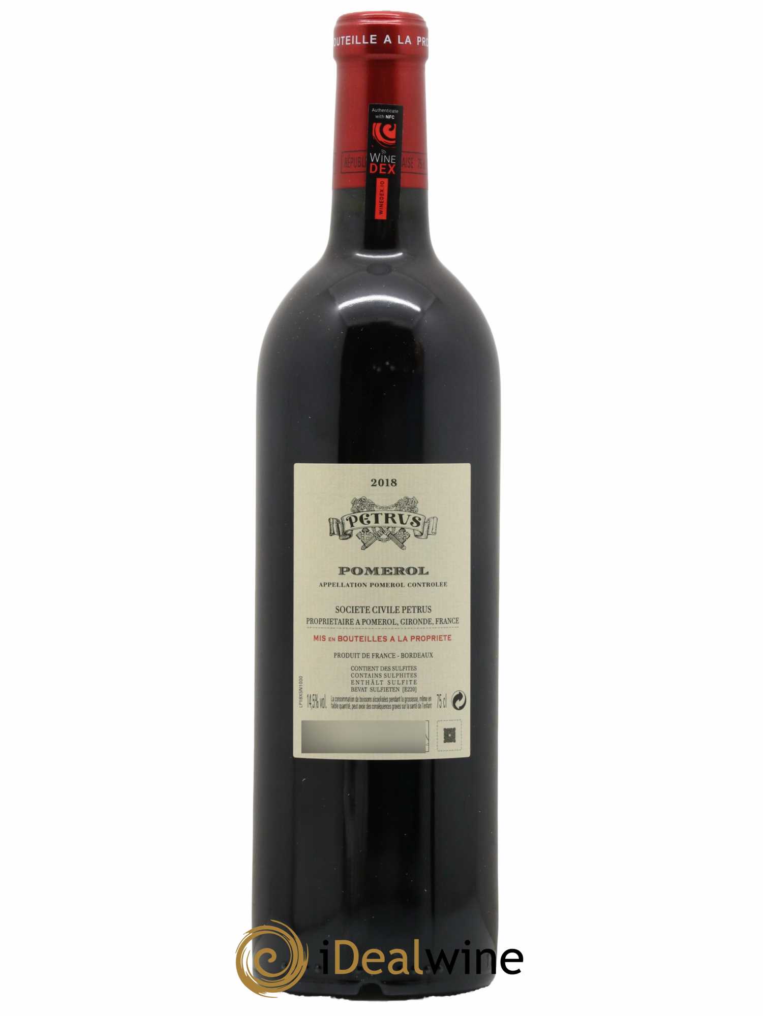 Petrus 2018 - Lot de 1 bouteille - 1
