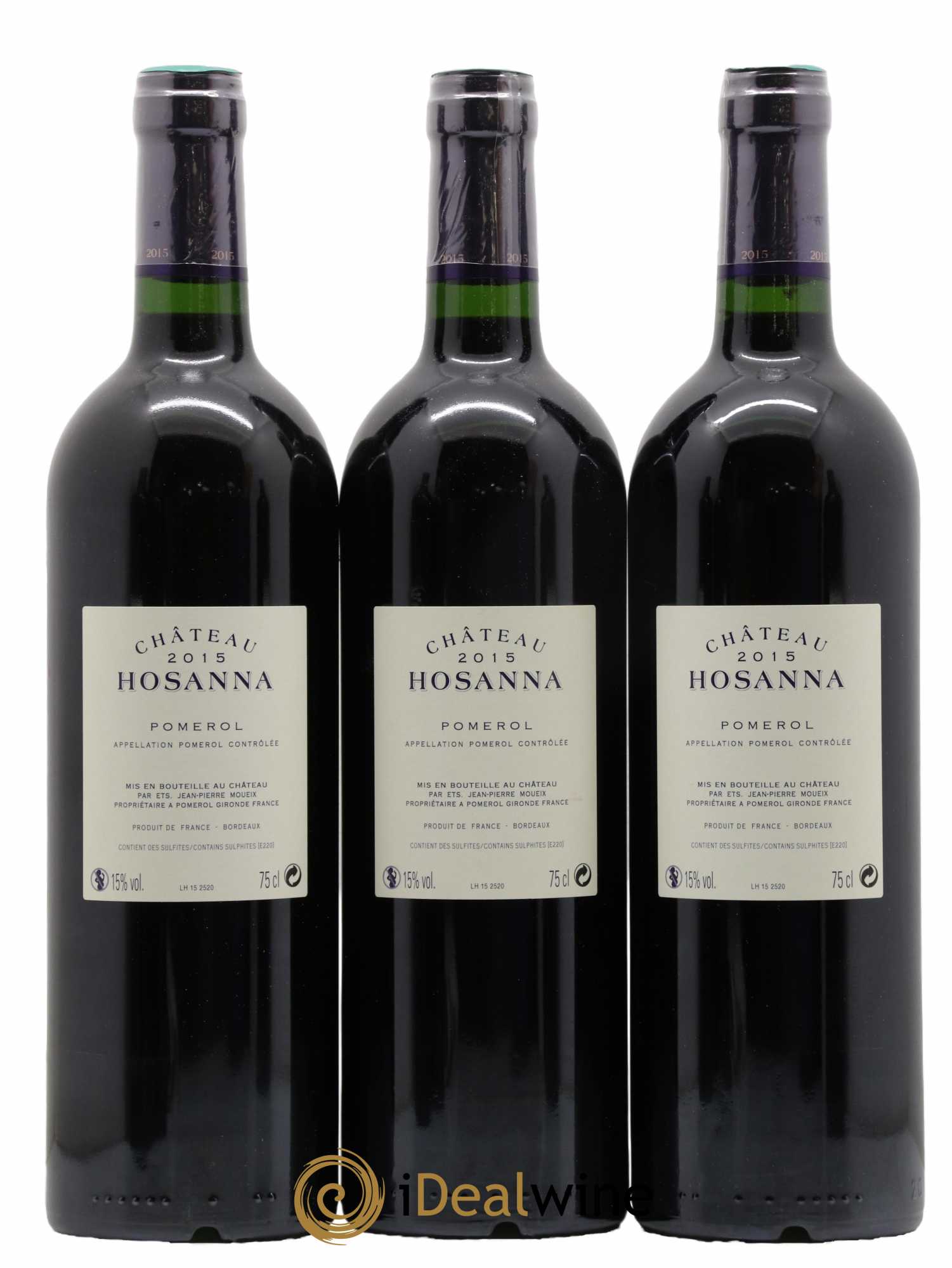 Château Hosanna 2015 - Lot de 6 bouteilles - 3