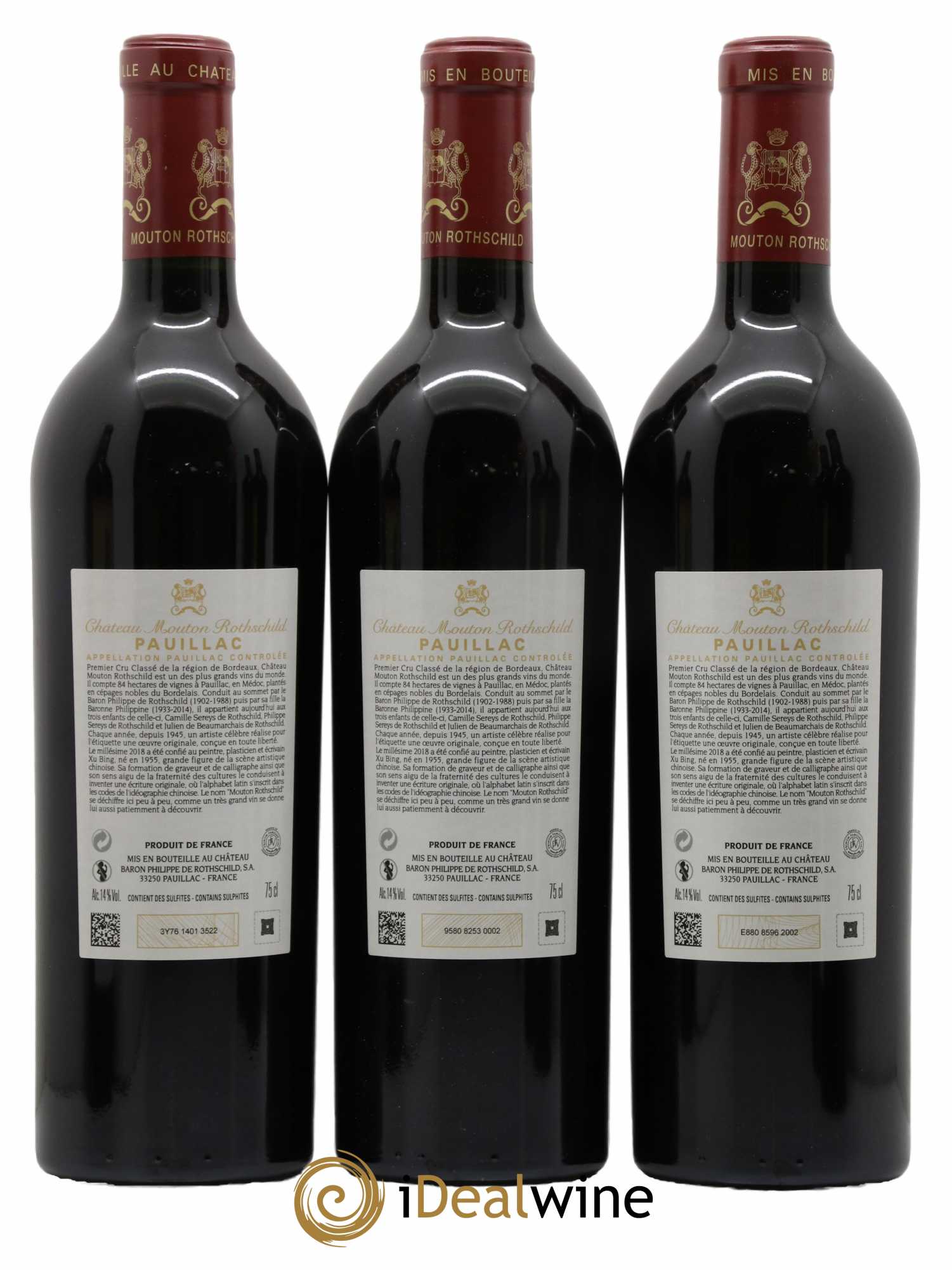 Château Mouton Rothschild 1er Grand Cru Classé 2018 - Lot of 6 bottles - 2