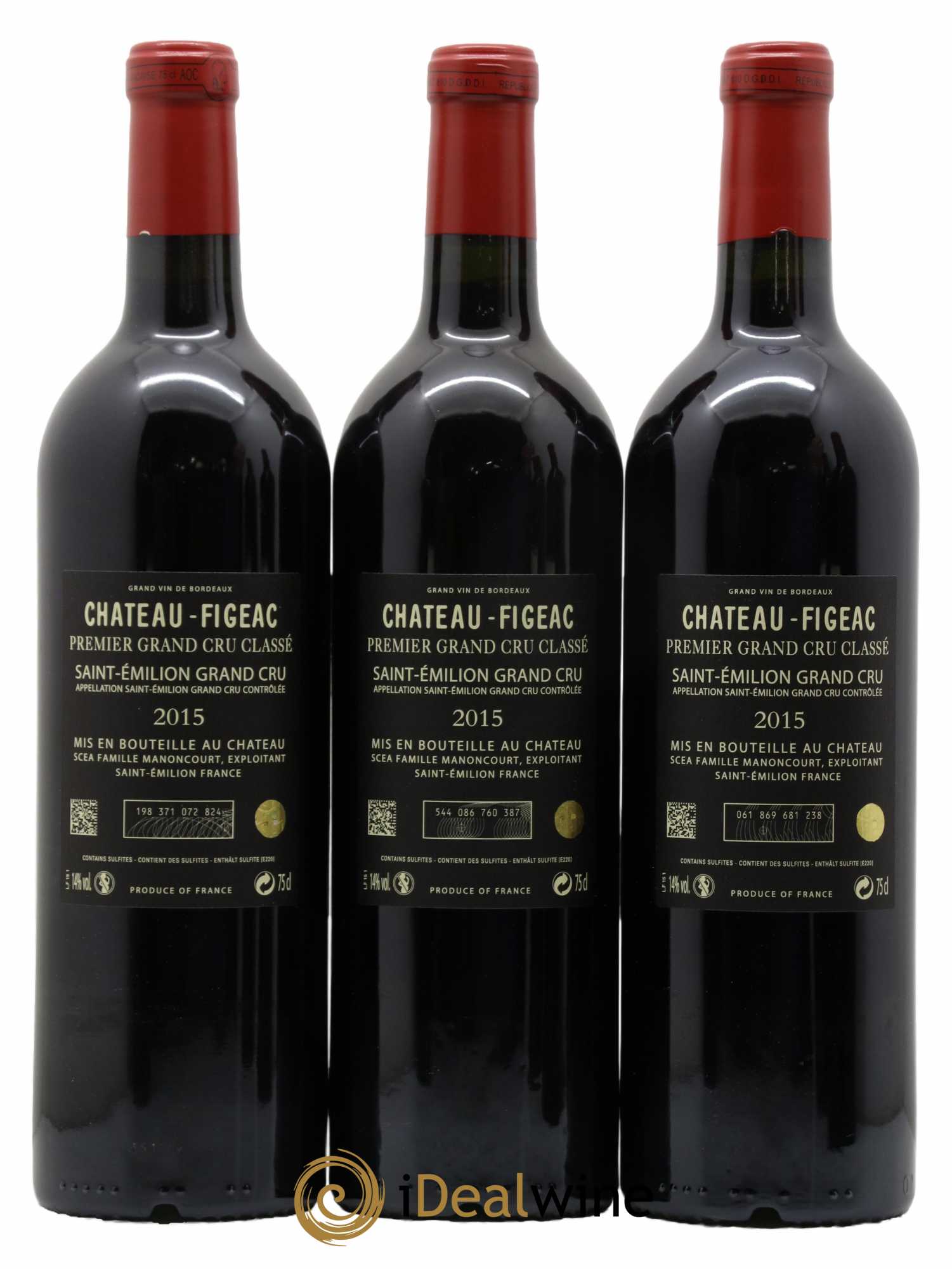 Château Figeac 1er Grand Cru Classé A 2015 - Lot de 6 bouteilles - 2