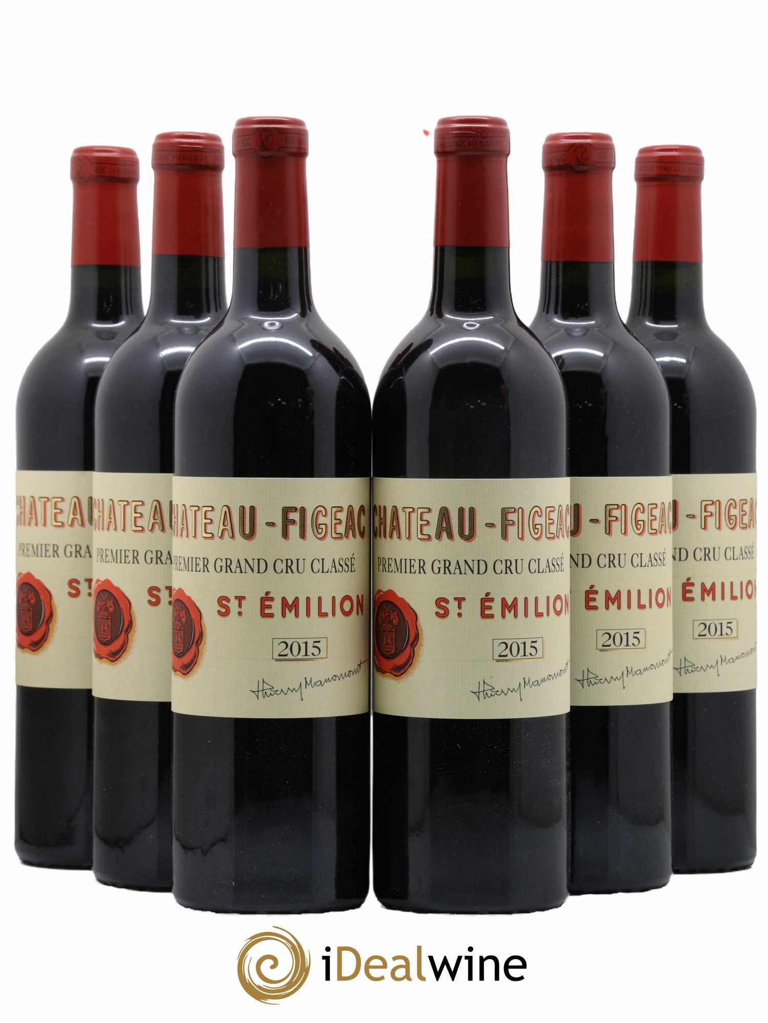 Château Figeac 1er Grand Cru Classé A 2015 - Lot de 6 bouteilles - 0
