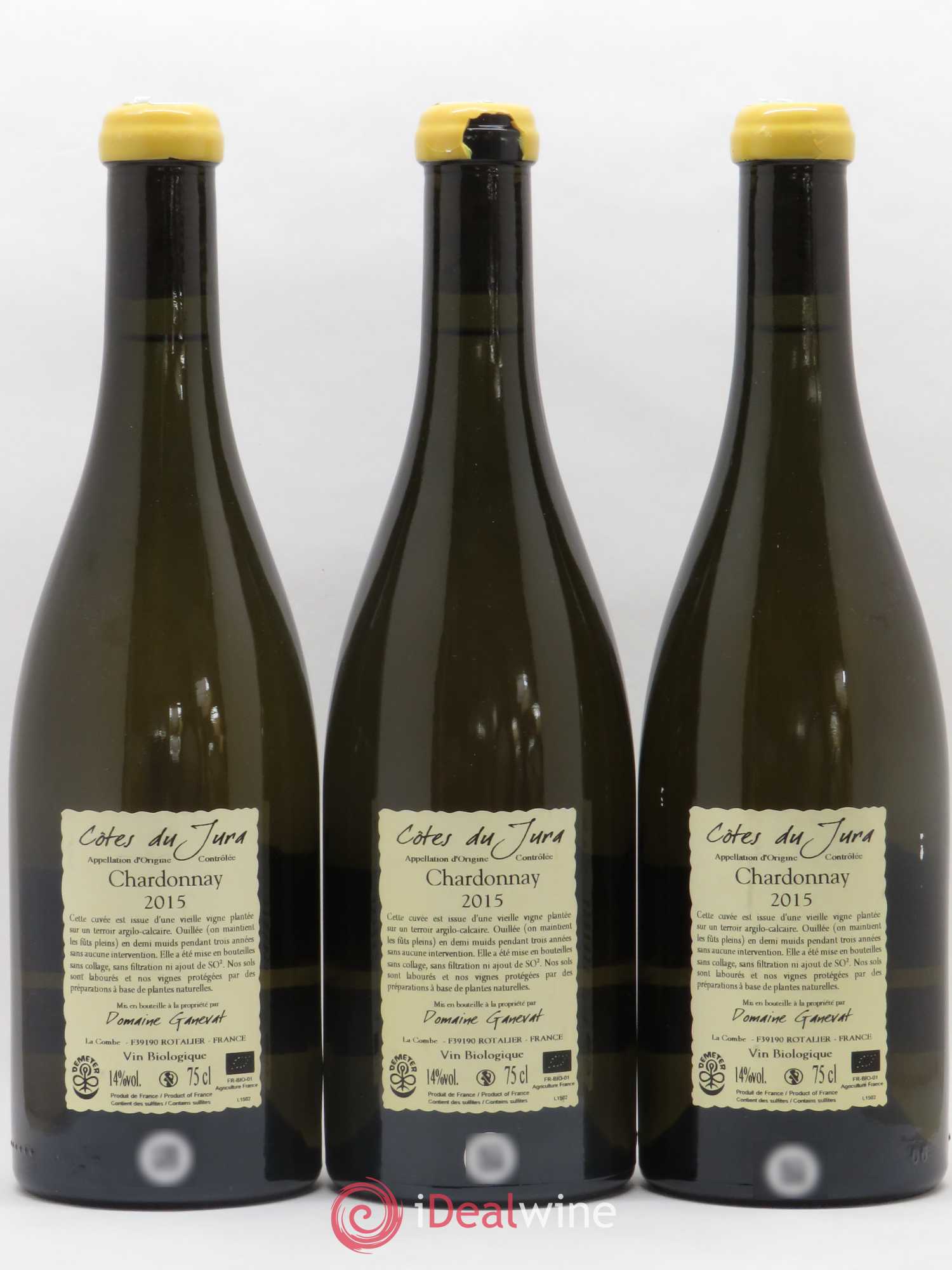 Côtes du Jura Les Chamois du Paradis Jean-François Ganevat (Domaine) 2015 - Lot de 3 bouteilles - 1