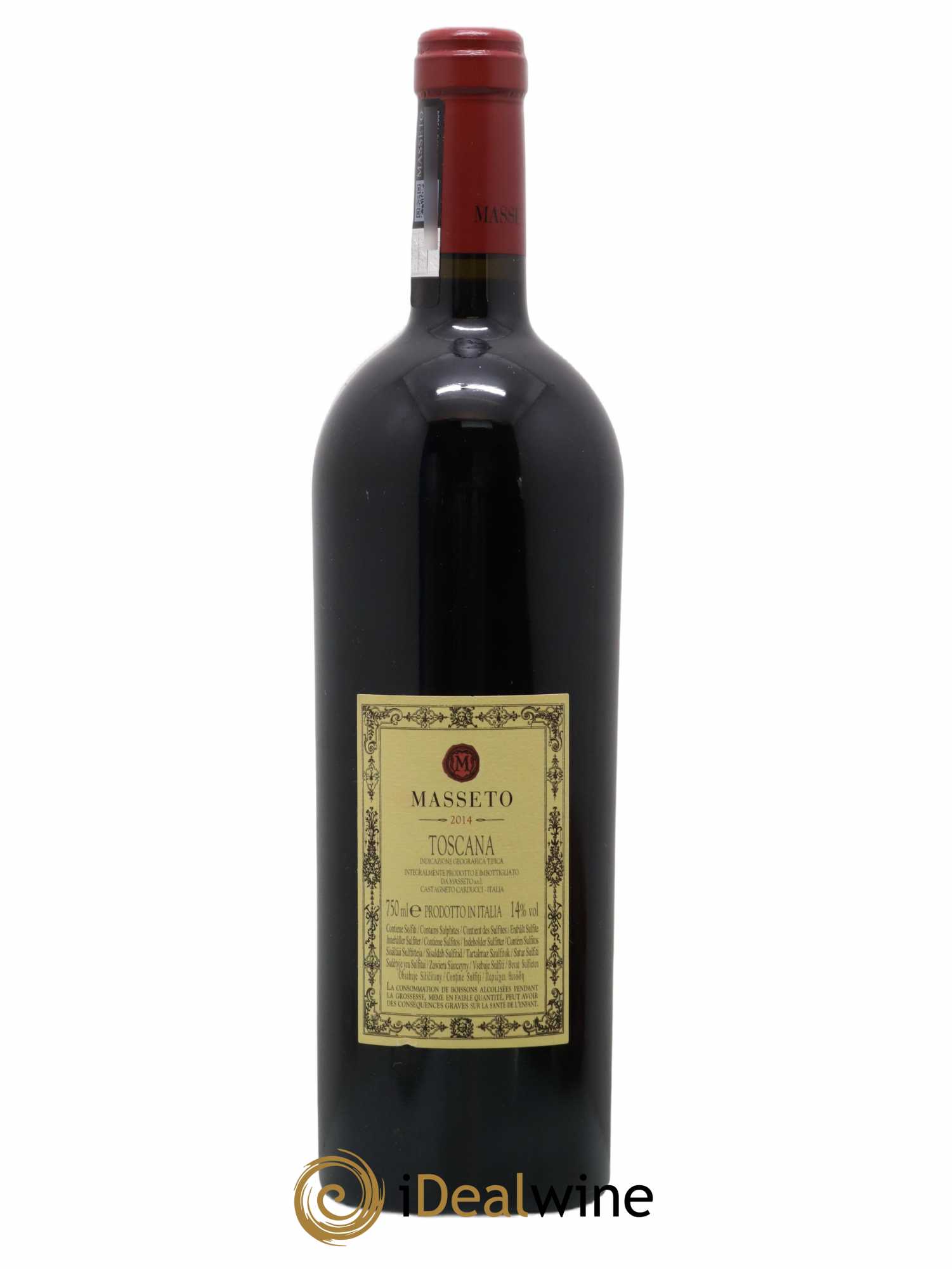Toscana IGT Tenuta Dell'Ornellaia Masseto Frescobaldi 2014 - Lot de 1 bouteille - 1