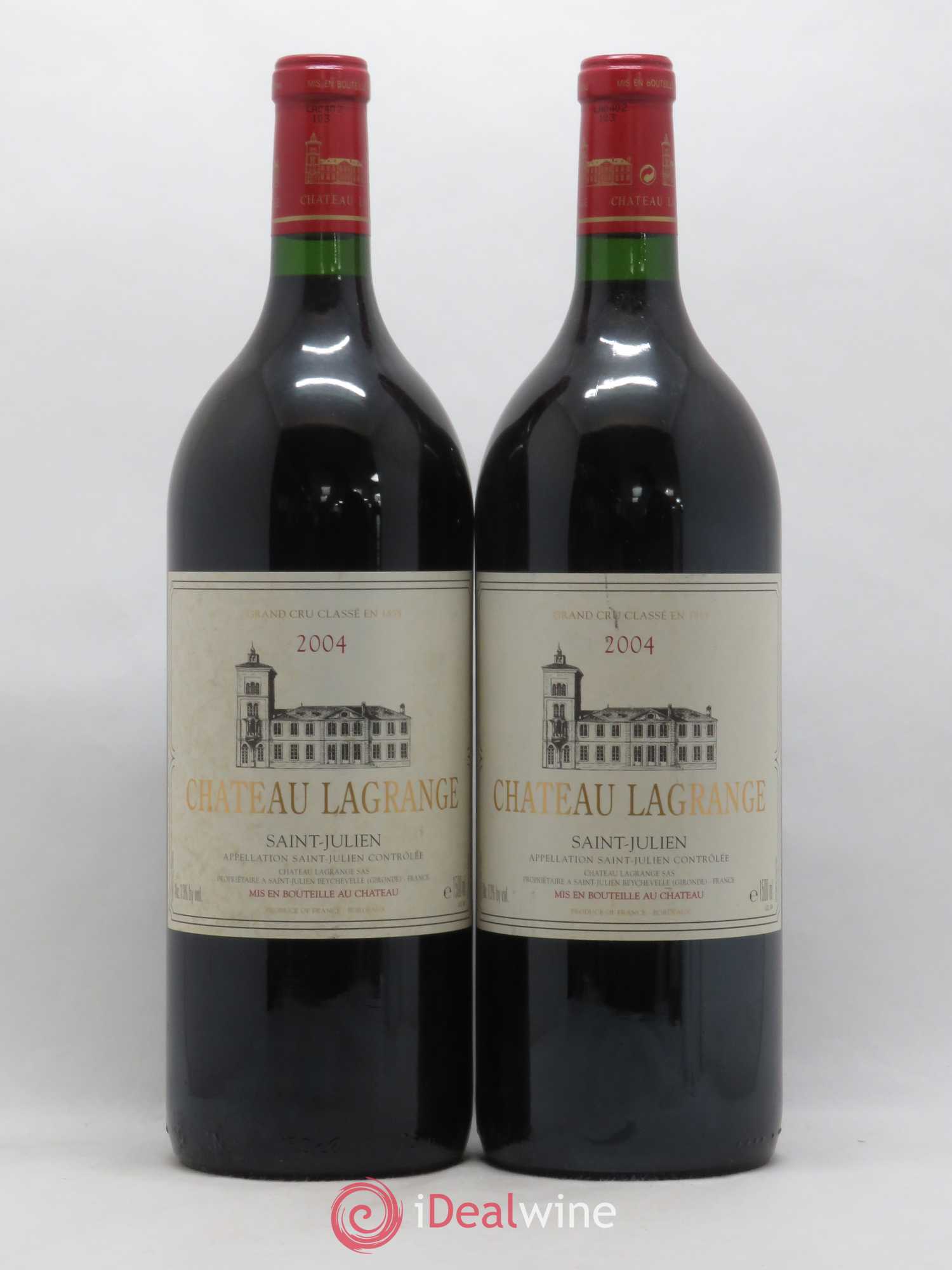 Château Lagrange 3ème Grand Cru Classé 2004 - Lot de 2 magnums - 0