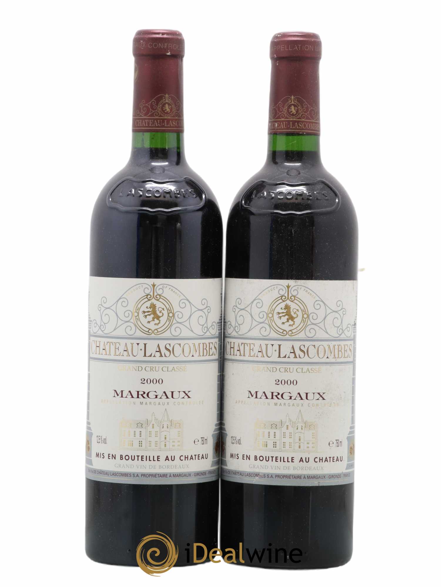 Château Lascombes 2ème Grand Cru Classé 2000 - Lot de 2 bouteilles - 0