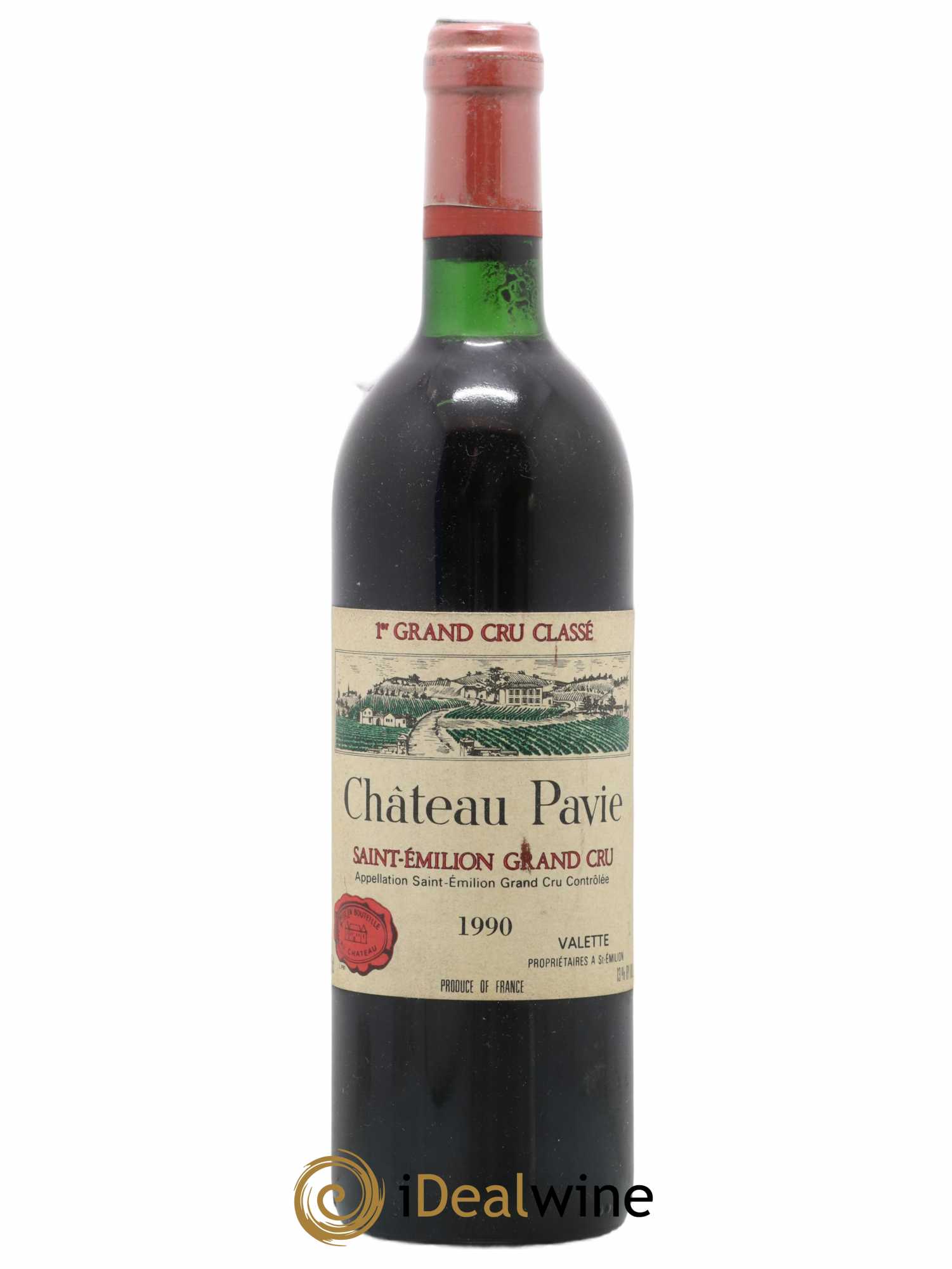 Château Pavie 1er Grand Cru Classé A 1990 - Lot de 1 bouteille - 0