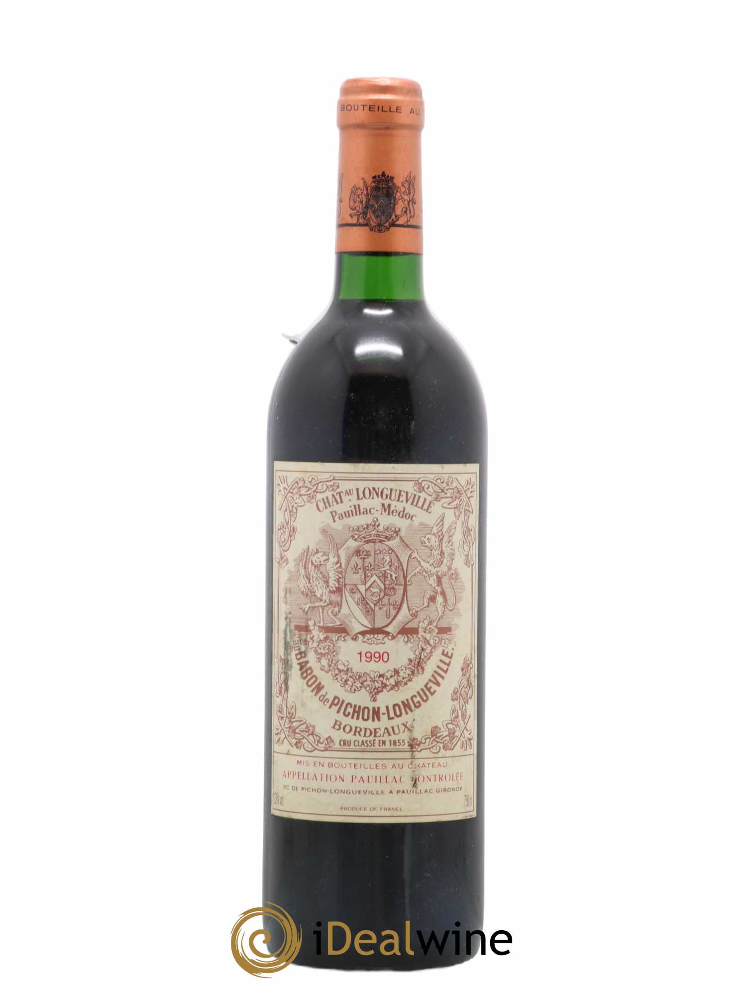 Pichon Longueville Baron 2ème Grand Cru Classé 1990 - Lot de 1 bouteille - 0