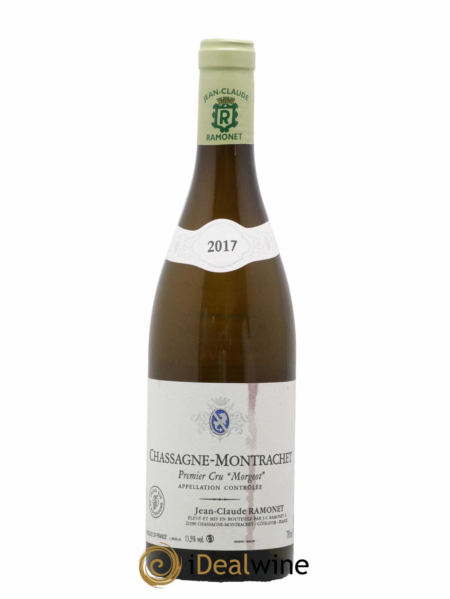 Chassagne-Montrachet 1er Cru Morgeot Ramonet (Domaine) 2017 - Lot de 1 bouteille - 0