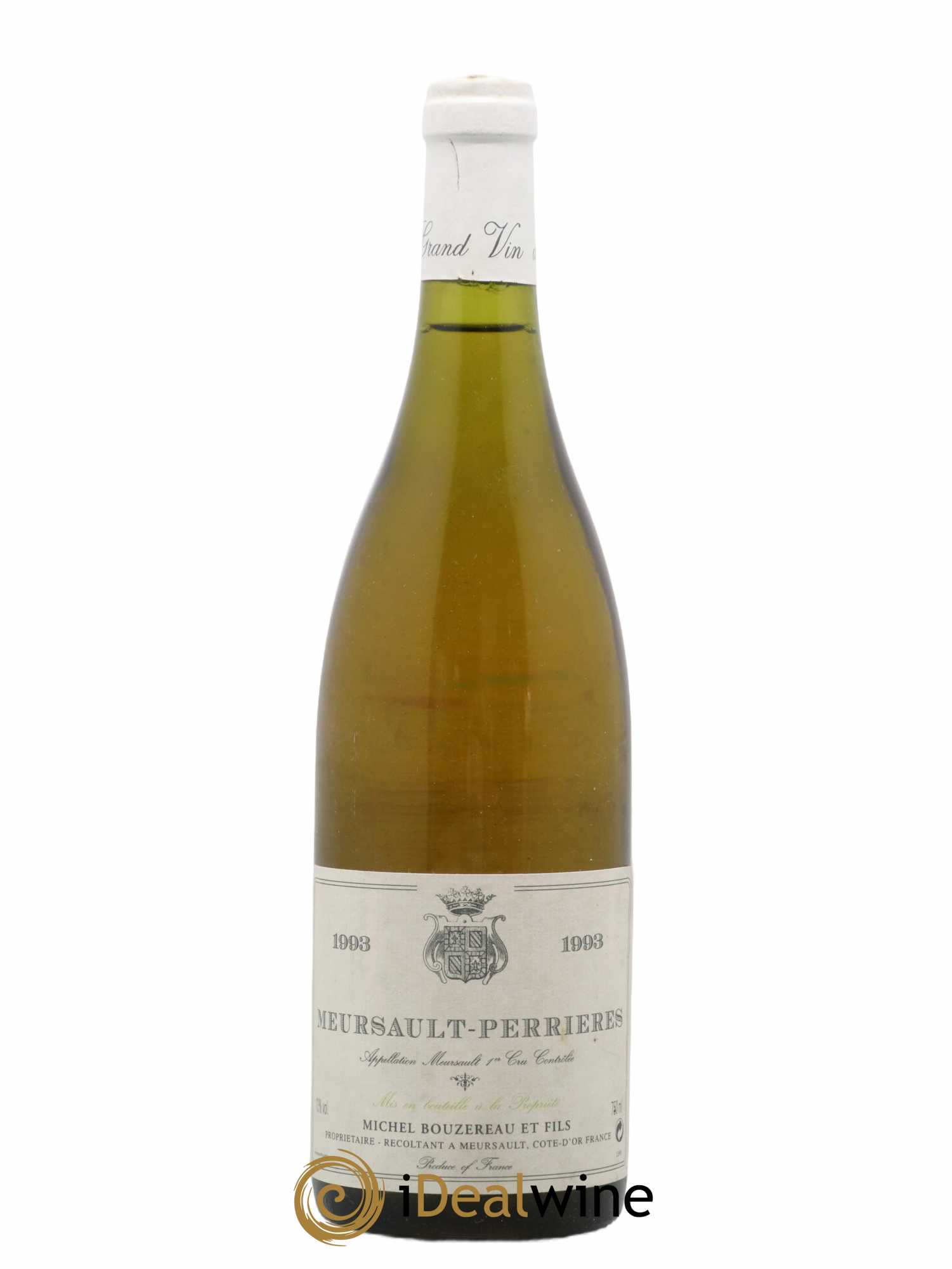 Meursault 1er Cru Perrières Michel Bouzereau et Fils (Domaine) 1993 - Lot de 1 bouteille - 0