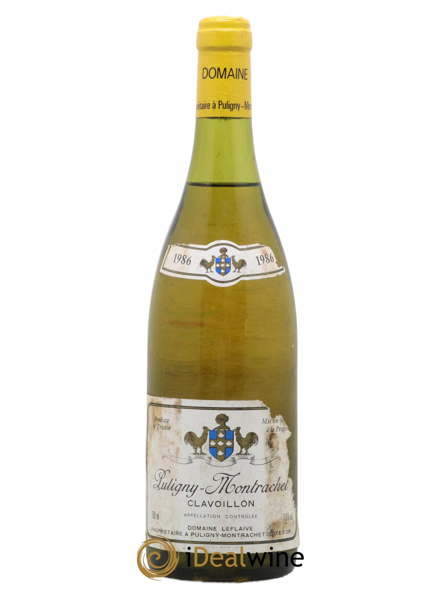 Puligny-Montrachet 1er Cru Clavoillon Leflaive (Domaine) 1986 - Lot de 1 bouteille - 0