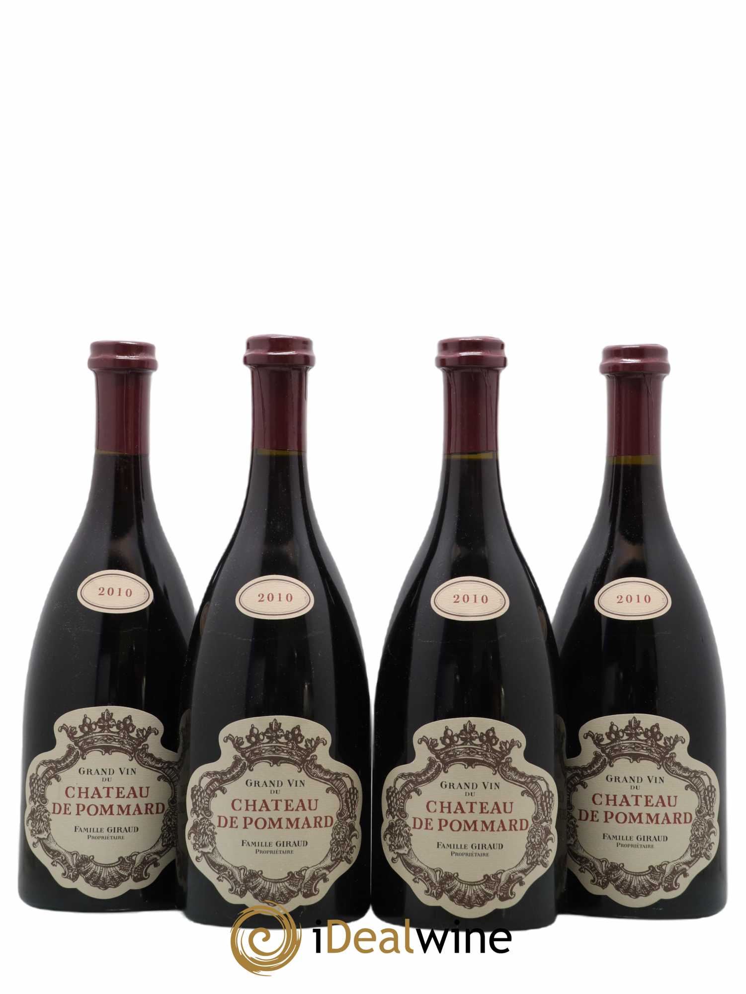 Pommard Château de Pommard 2010 - Lot de 4 bouteilles - 0