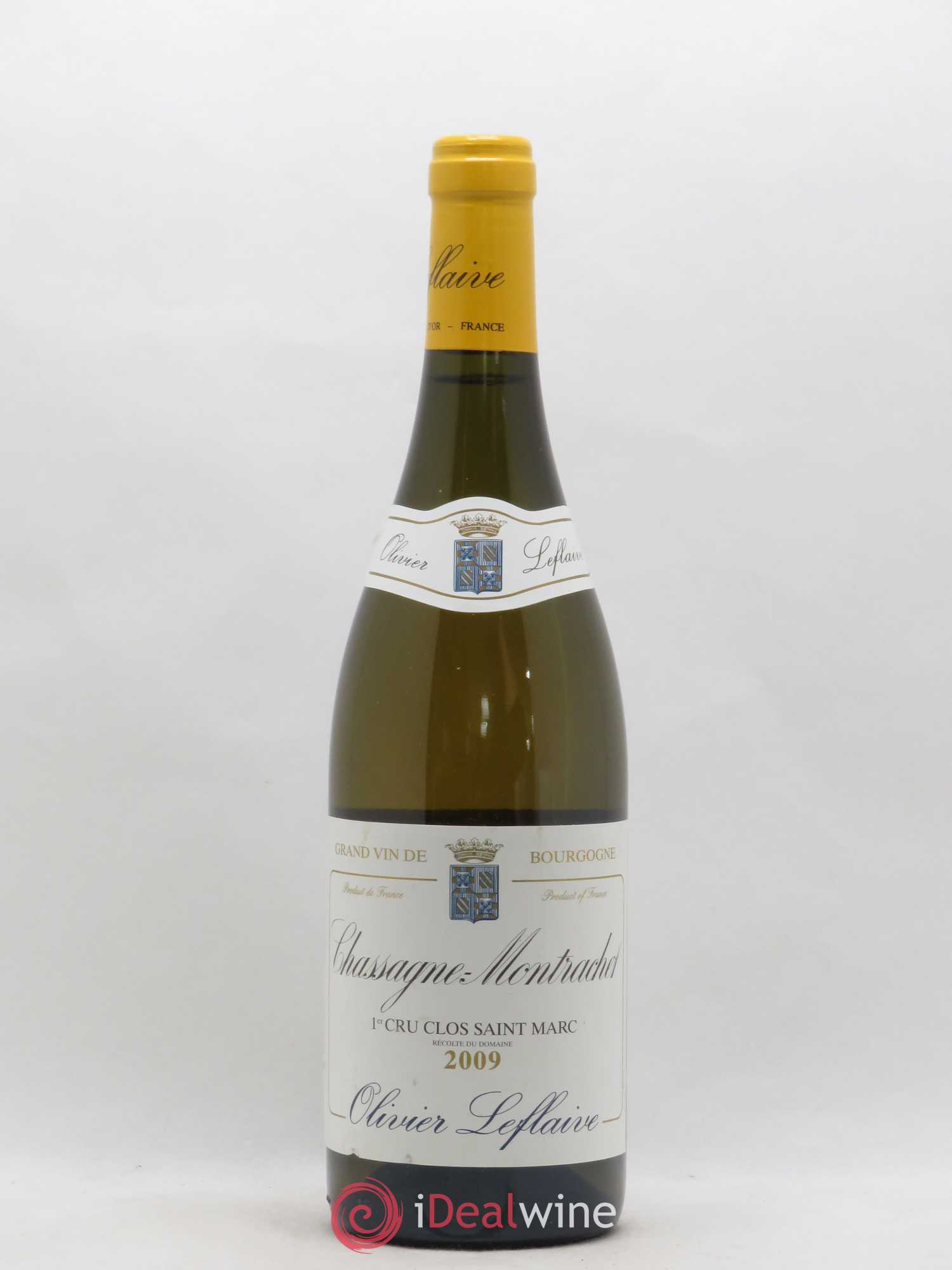 Chassagne-Montrachet 1er Cru Clos Saint Marc Olivier Leflaive 2009 - Posten von 1 Flasche - 0