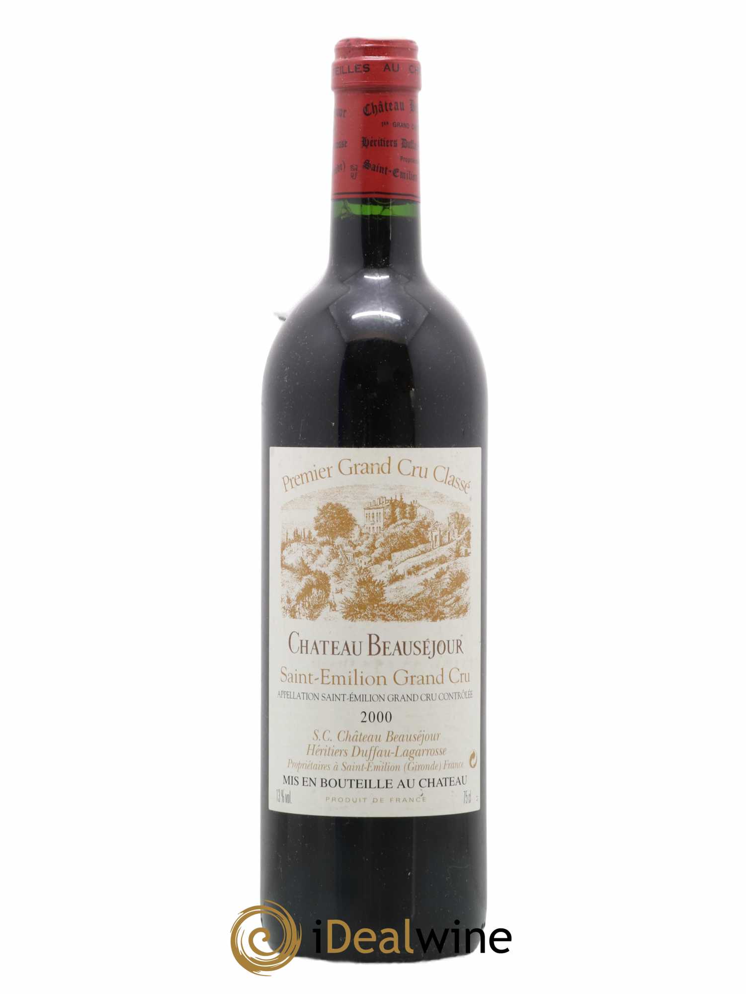 Château Beauséjour (Duffau-Lagarrosse) 1er Grand Cru Classé B 2000 - Lot de 1 bouteille - 0