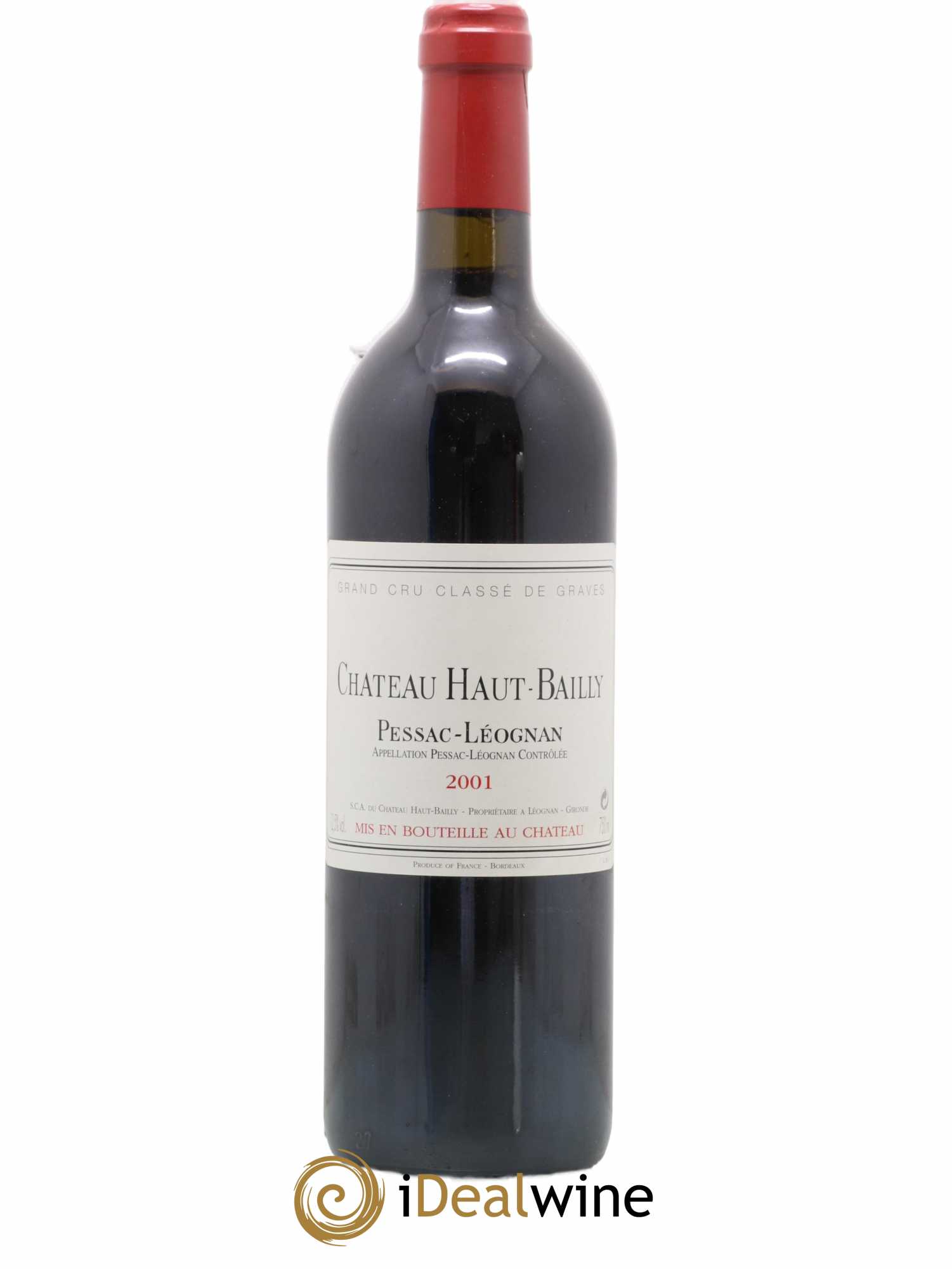 Château Haut-Bailly Cru Classé de Graves 2001 - Lot de 1 bouteille - 0