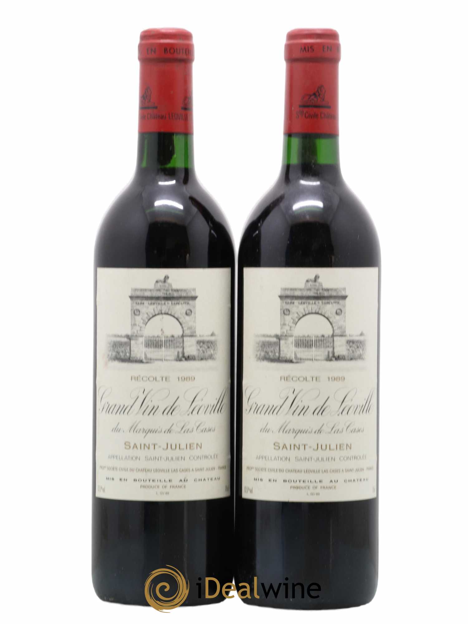 Château Léoville Las Cases 2ème Grand Cru Classé 1989 - Lot de 2 bouteilles - 0
