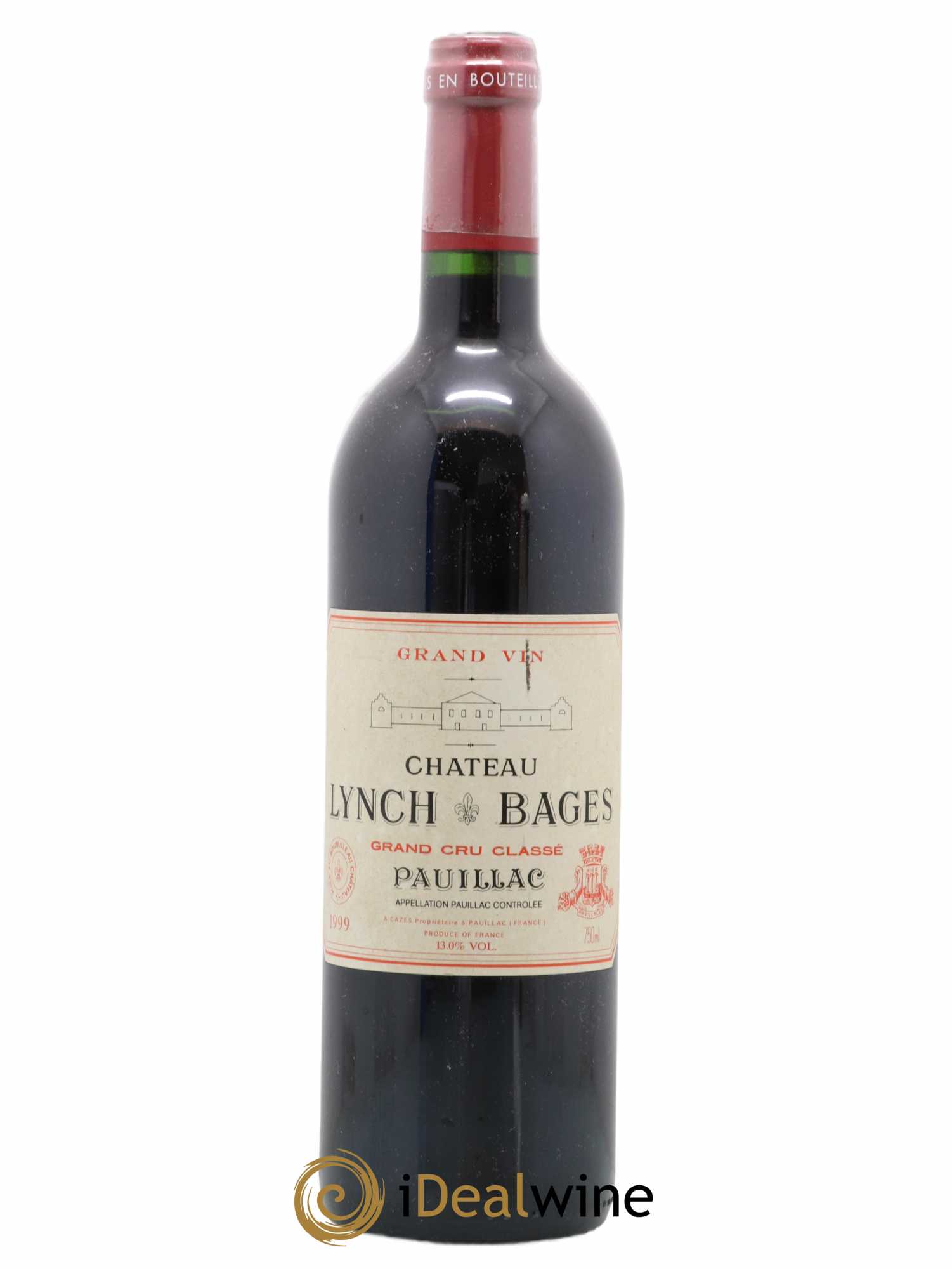 Château Lynch Bages 5ème Grand Cru Classé 1999 - Lot de 1 bouteille - 0