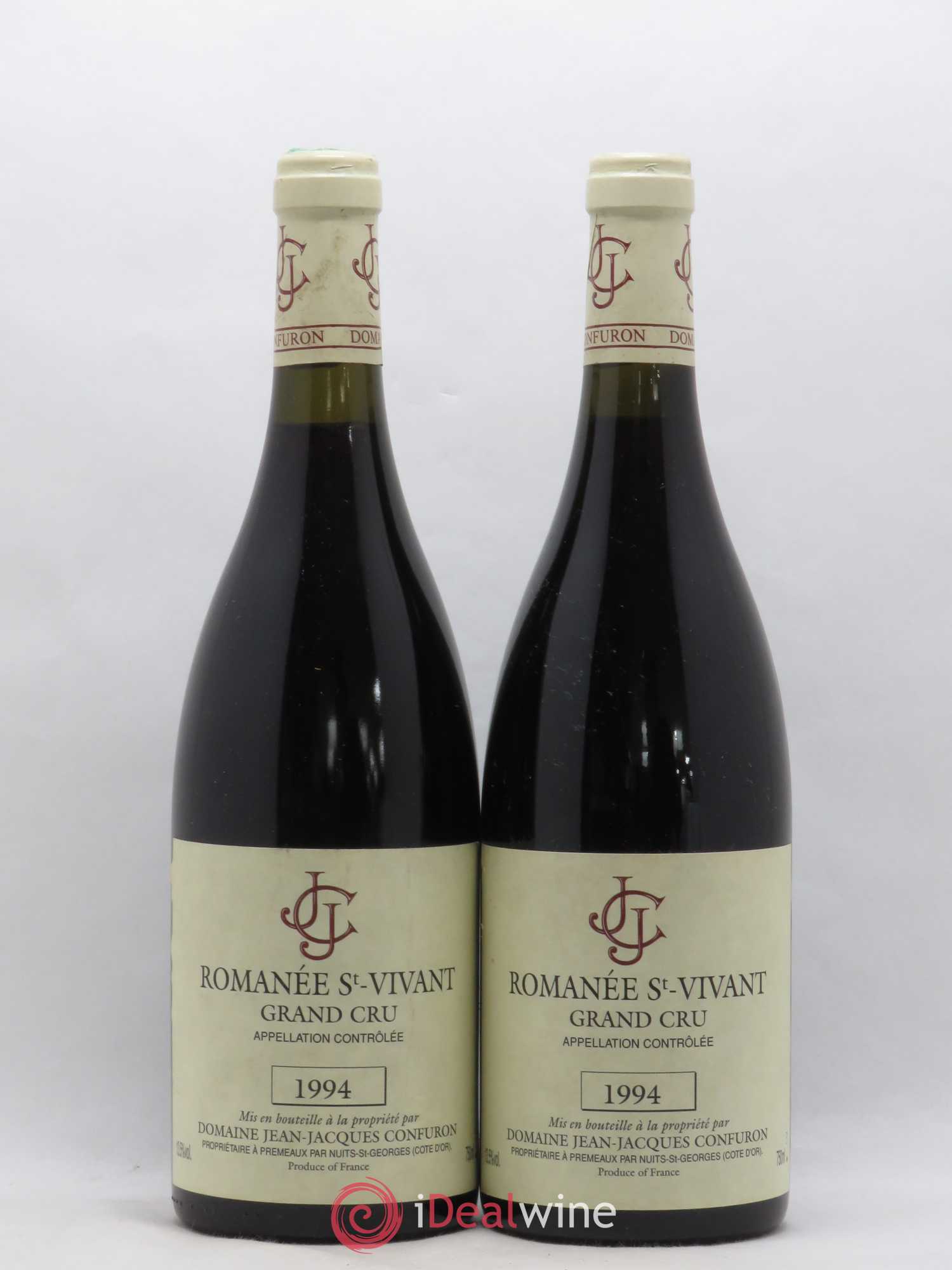 Romanée-Saint-Vivant Grand Cru Jean-Jacques Confuron 1994 - Lot de 2 bouteilles - 0