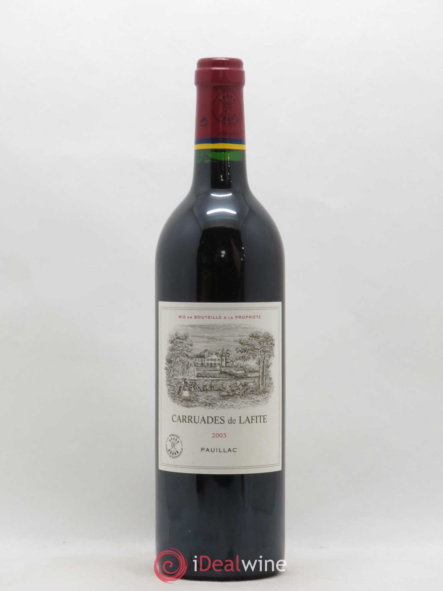 Carruades de Lafite Rothschild Second Vin 2003 - Lot de 1 bouteille - 0