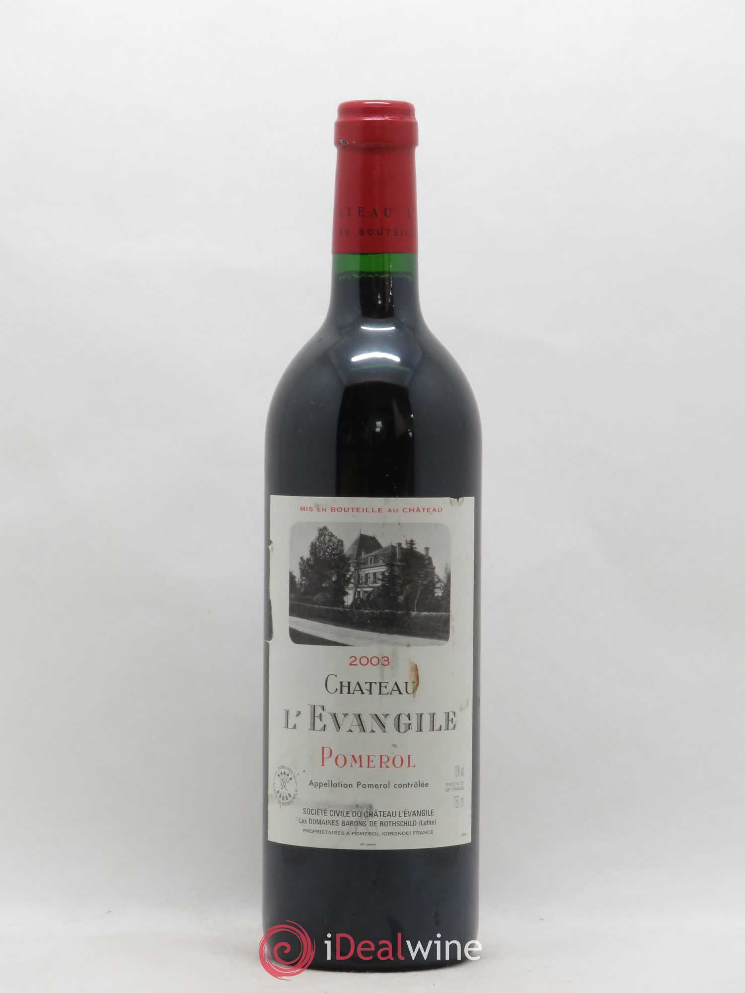Château l' Évangile 2003 - Lot de 1 bouteille - 0