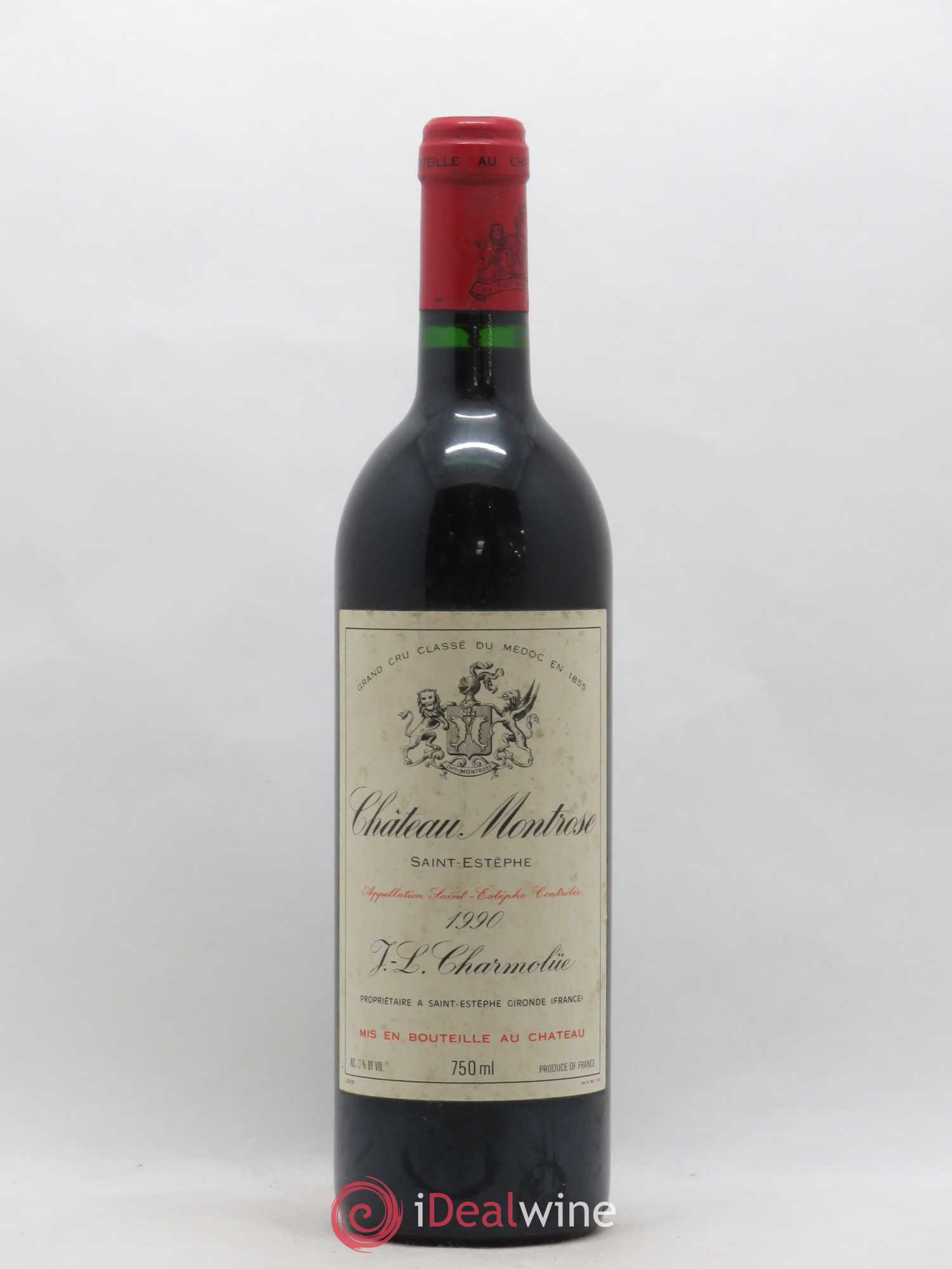 Château Montrose 2ème Grand Cru Classé 1990 - Lot de 1 bouteille - 0