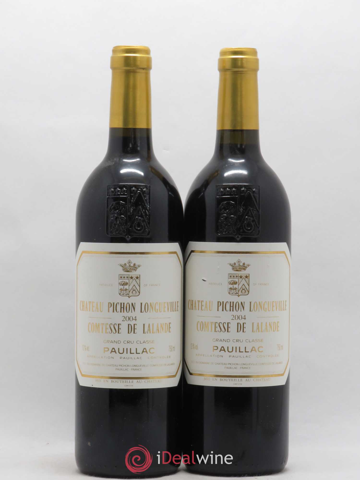 Château Pichon Longueville Comtesse de Lalande 2ème Grand Cru Classé 2004 - Lot de 2 bouteilles - 0