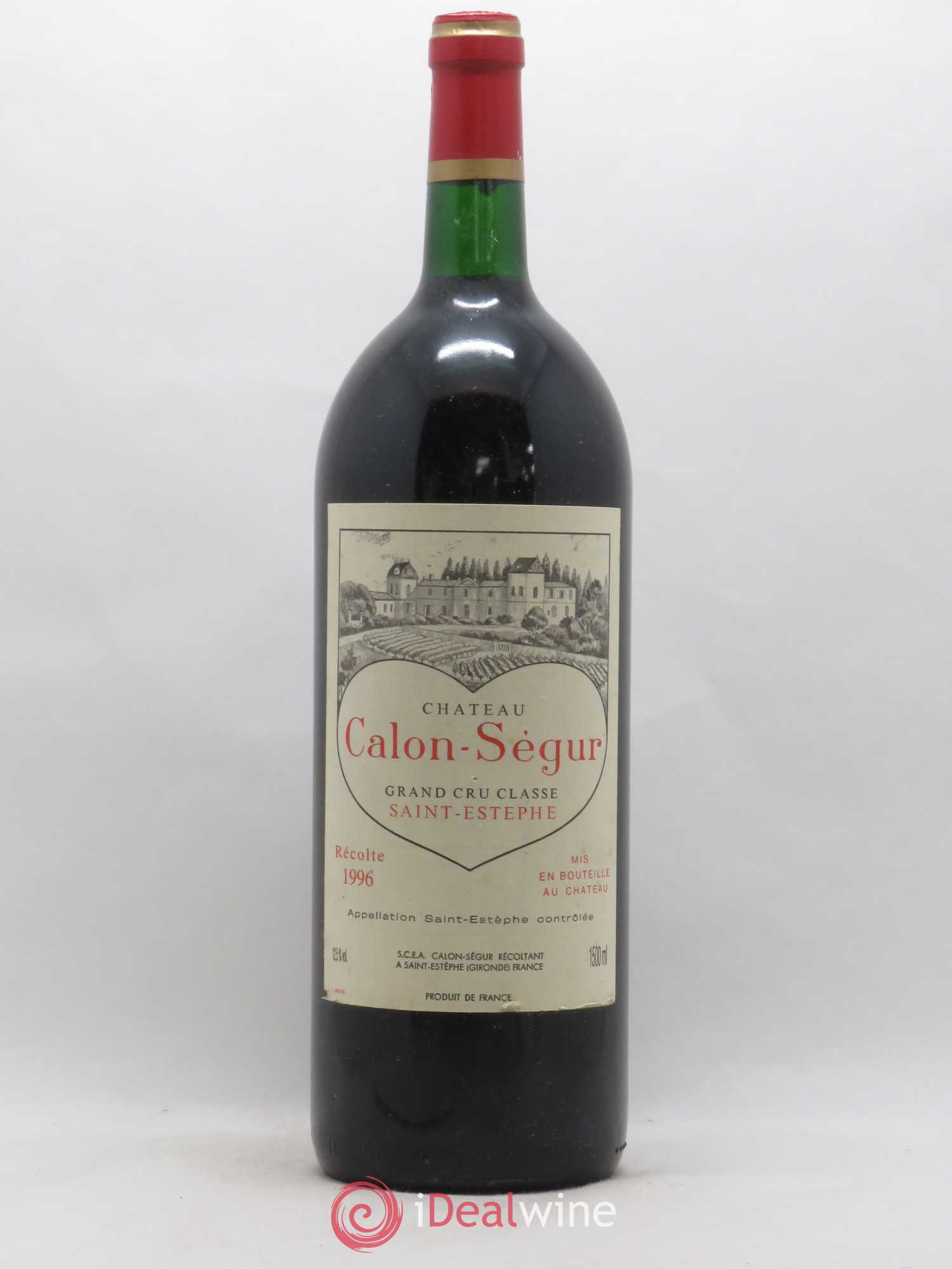 Château Calon Ségur 3ème Grand Cru Classé 1996 - Lot de 1 magnum - 0