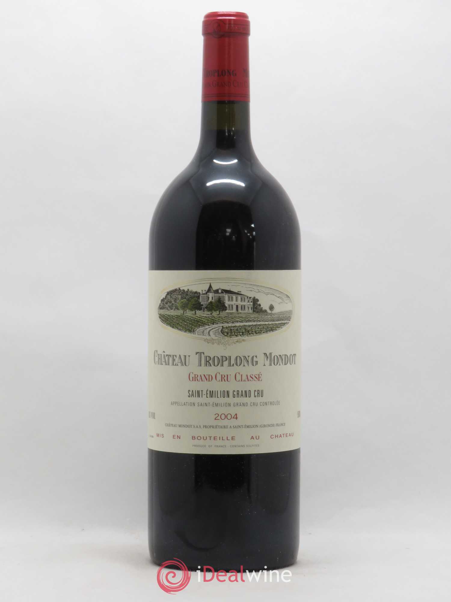 Château Troplong Mondot 1er Grand Cru Classé B 2004 - Lot de 1 magnum - 0