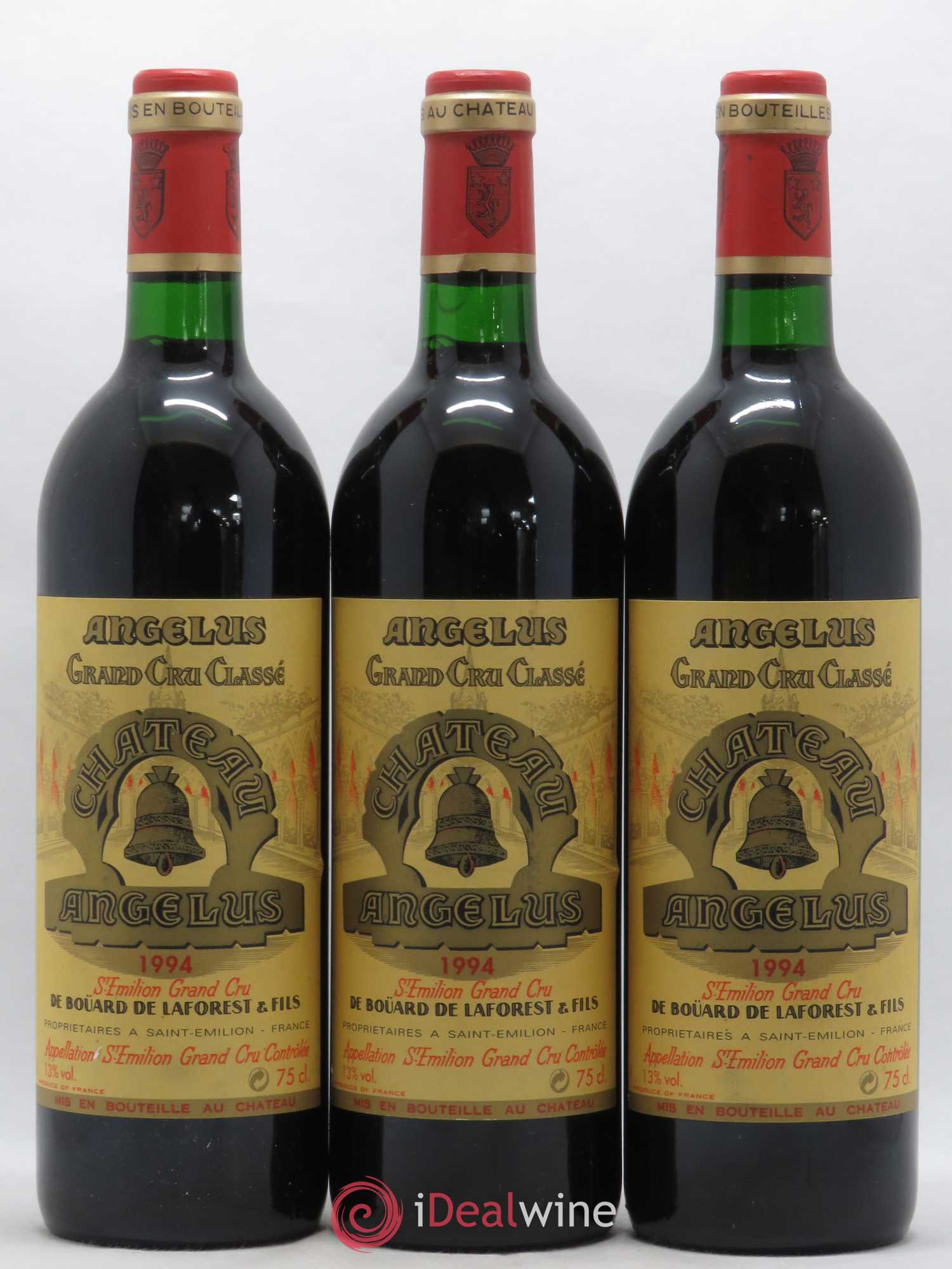 Château Angélus 1er Grand Cru Classé A 1994 - Lot de 6 bouteilles - 1