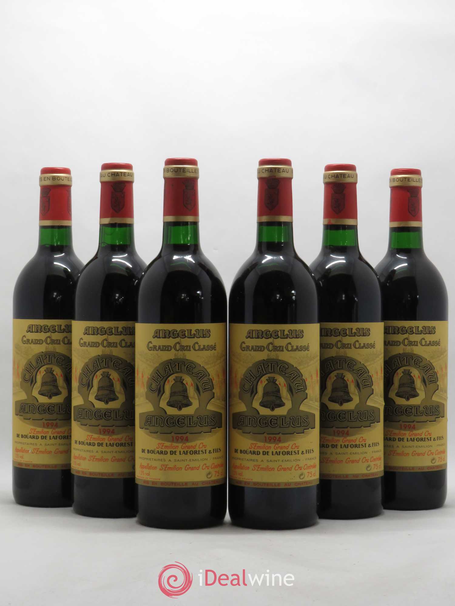 Château Angélus 1er Grand Cru Classé A 1994 - Lot de 6 bouteilles - 0