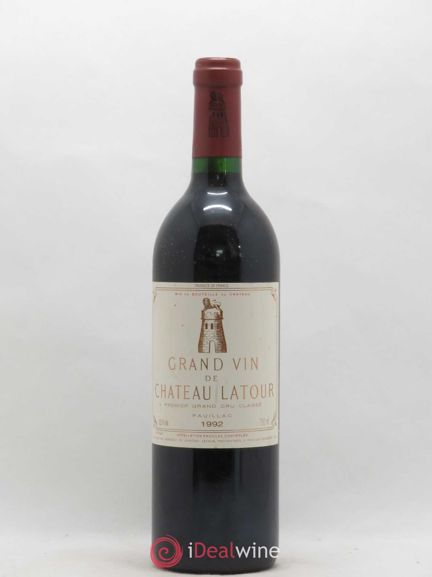 Château Latour 1er Grand Cru Classé 1992 - Lot de 1 bouteille - 0