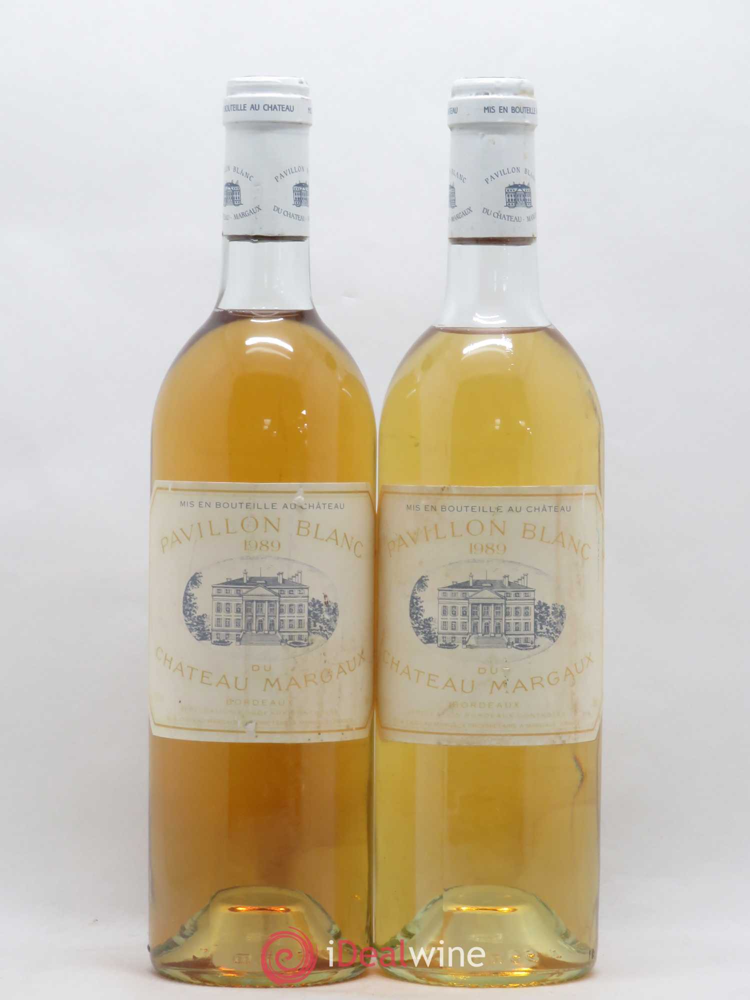 Pavillon Blanc du Château Margaux 1989 - Lot de 2 bouteilles - 0