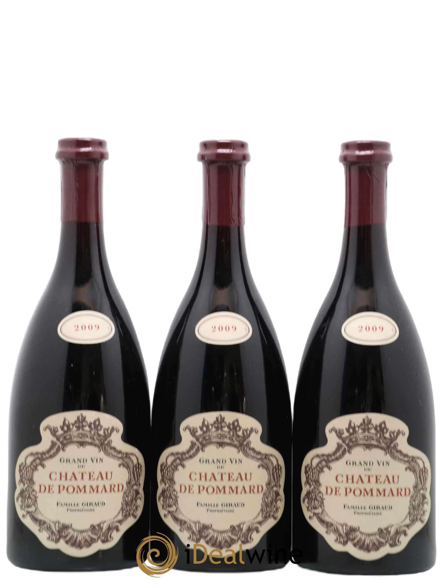Pommard Château de Pommard 2009 - Lot de 3 bouteilles - 0