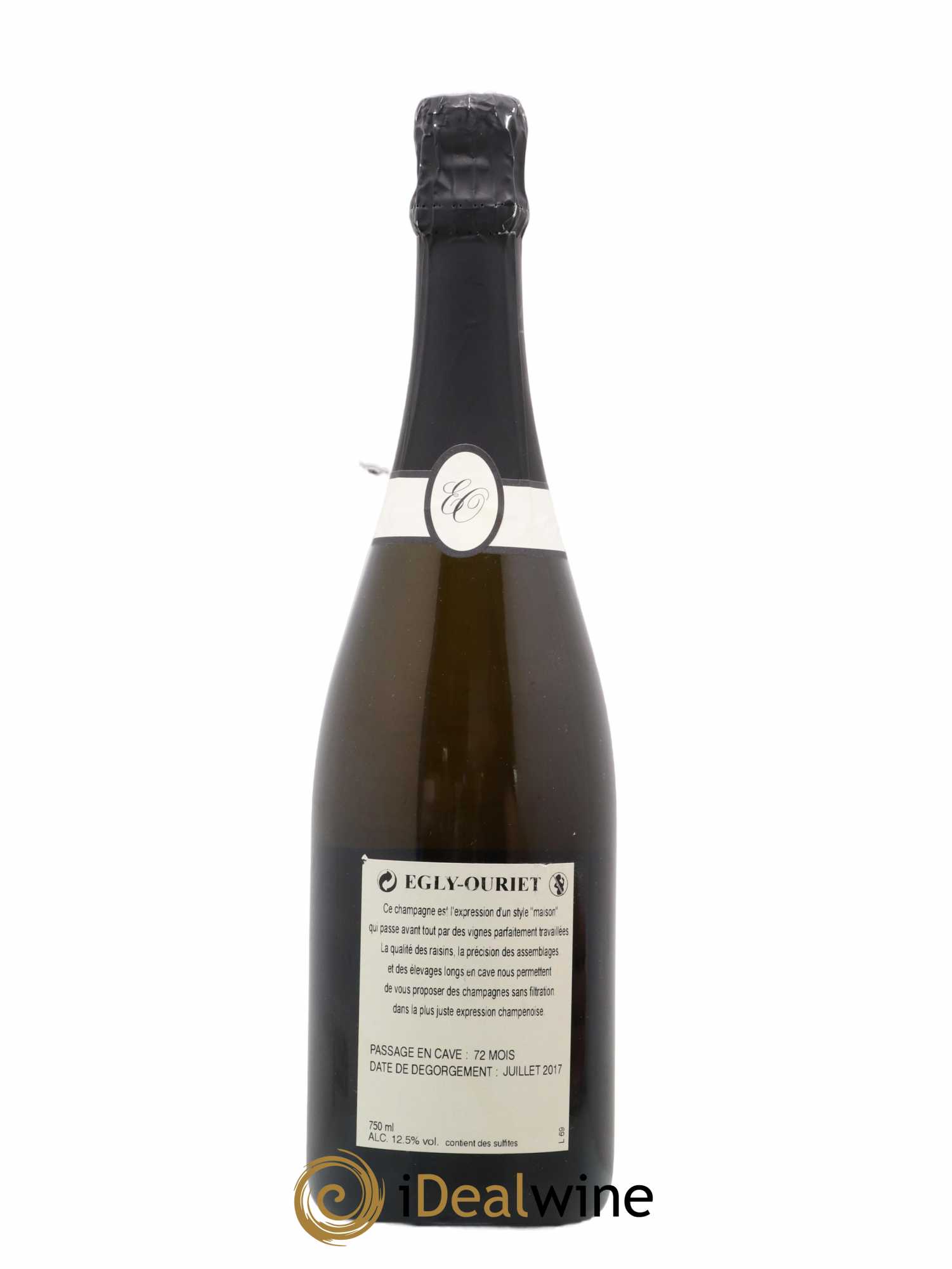 Blanc de Noirs Les Crayères Vieilles vignes Egly-Ouriet - Lot de 1 bouteille - 1