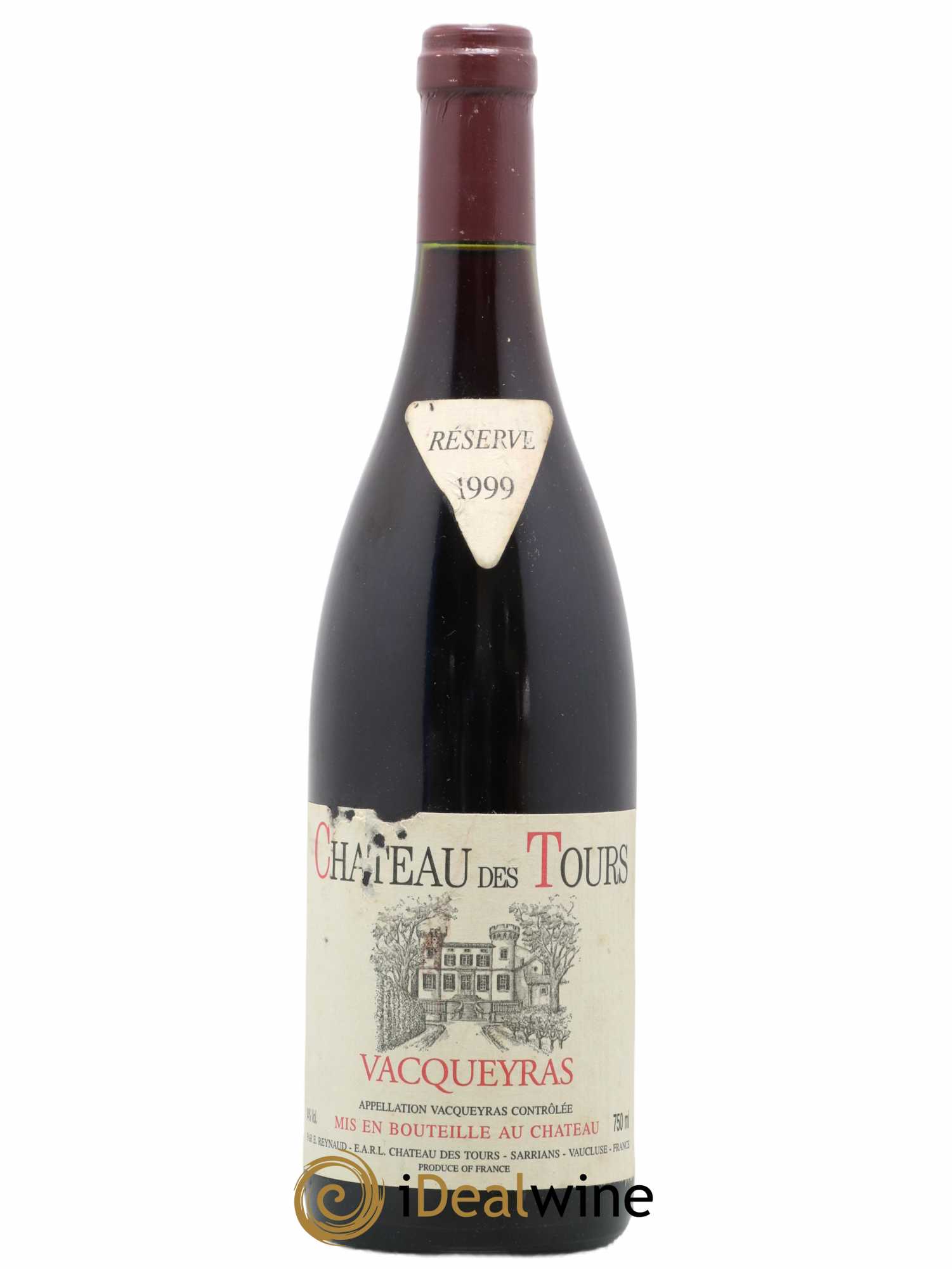 Vacqueyras Château des Tours Emmanuel Reynaud 1999 - Lot de 1 bouteille - 0