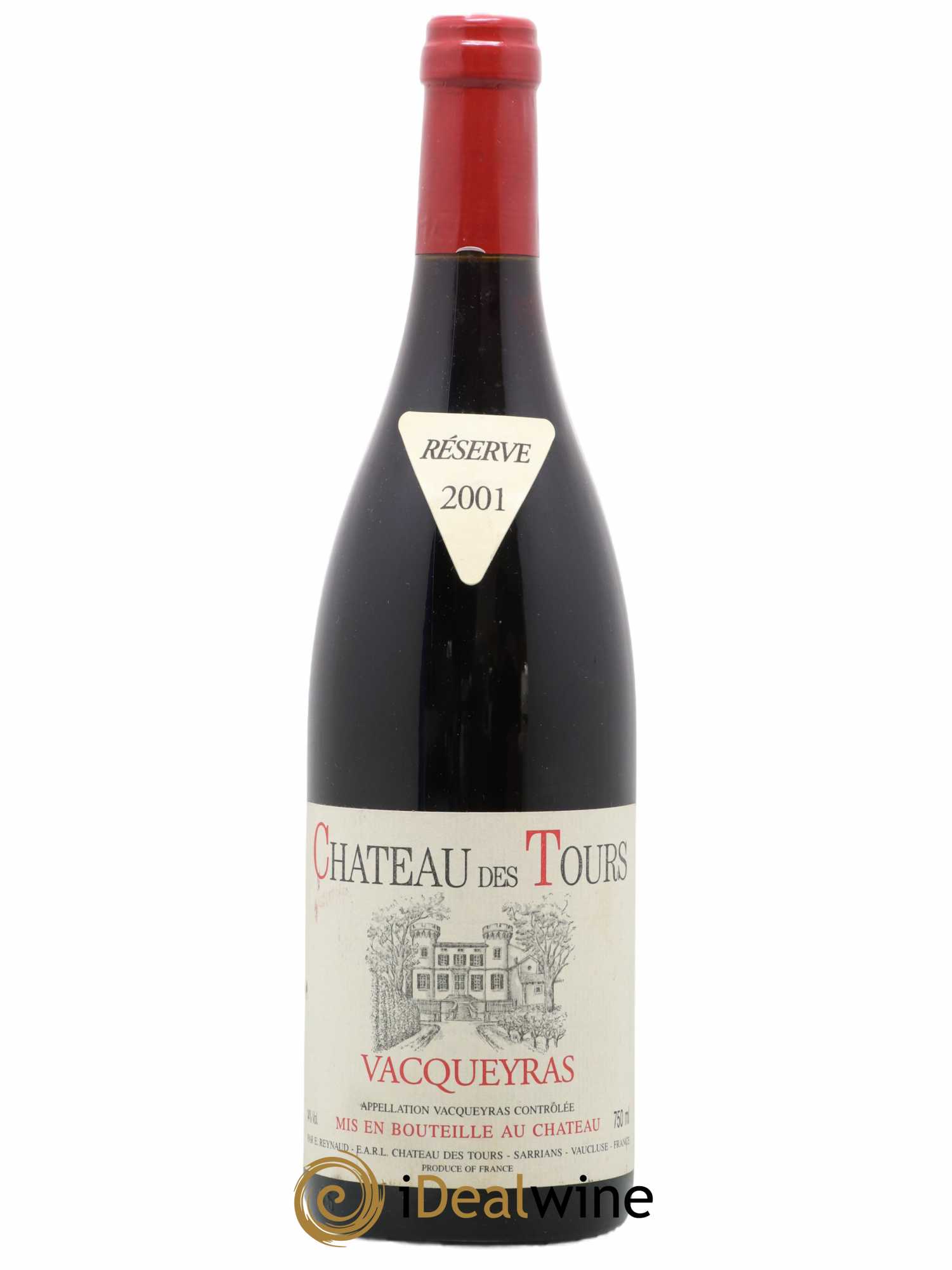 Vacqueyras Château des Tours Emmanuel Reynaud 2001 - Lot de 1 bouteille - 0