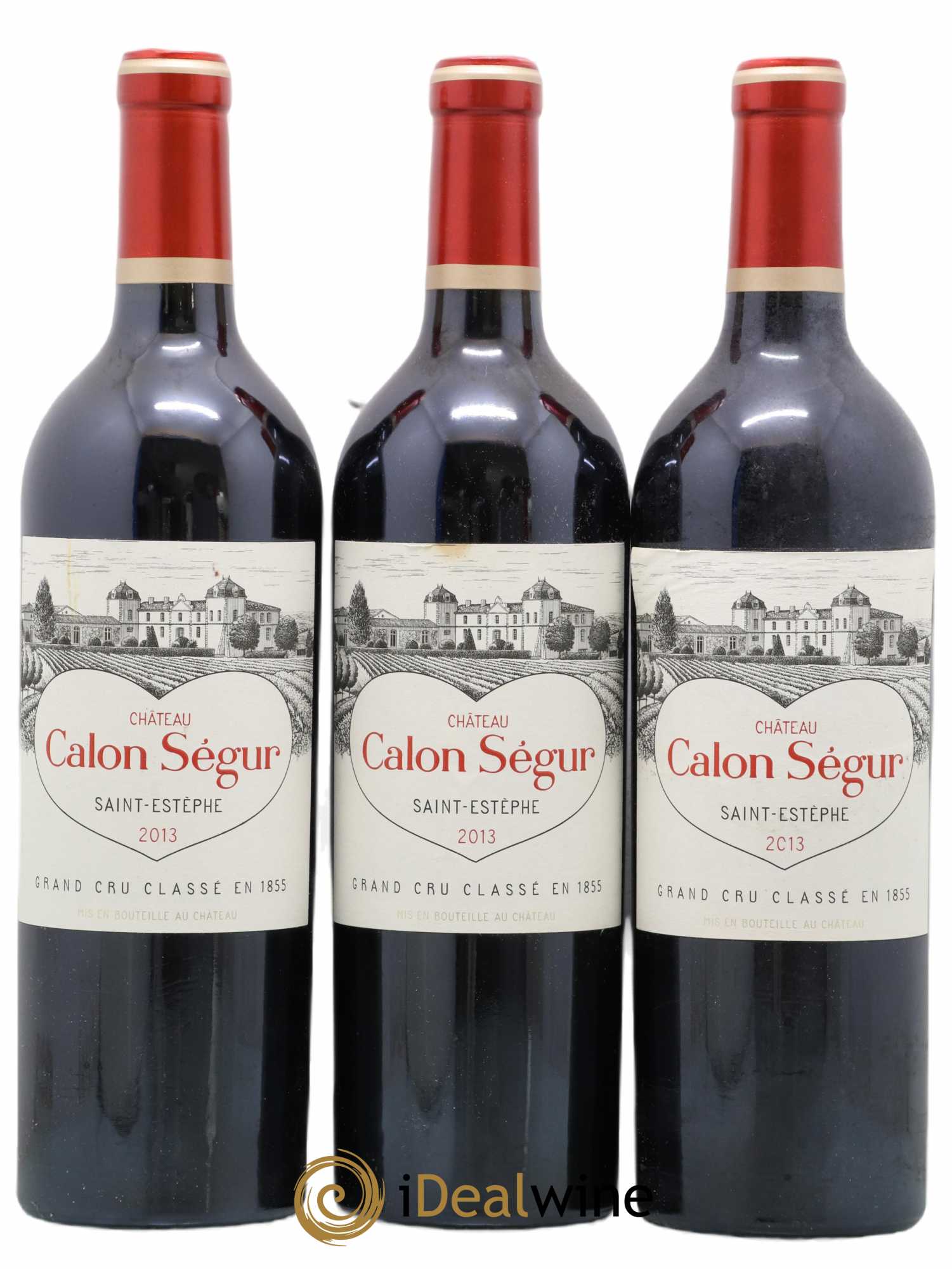 Château Calon Ségur 3ème Grand Cru Classé 2013 - Lot de 3 bouteilles - 0