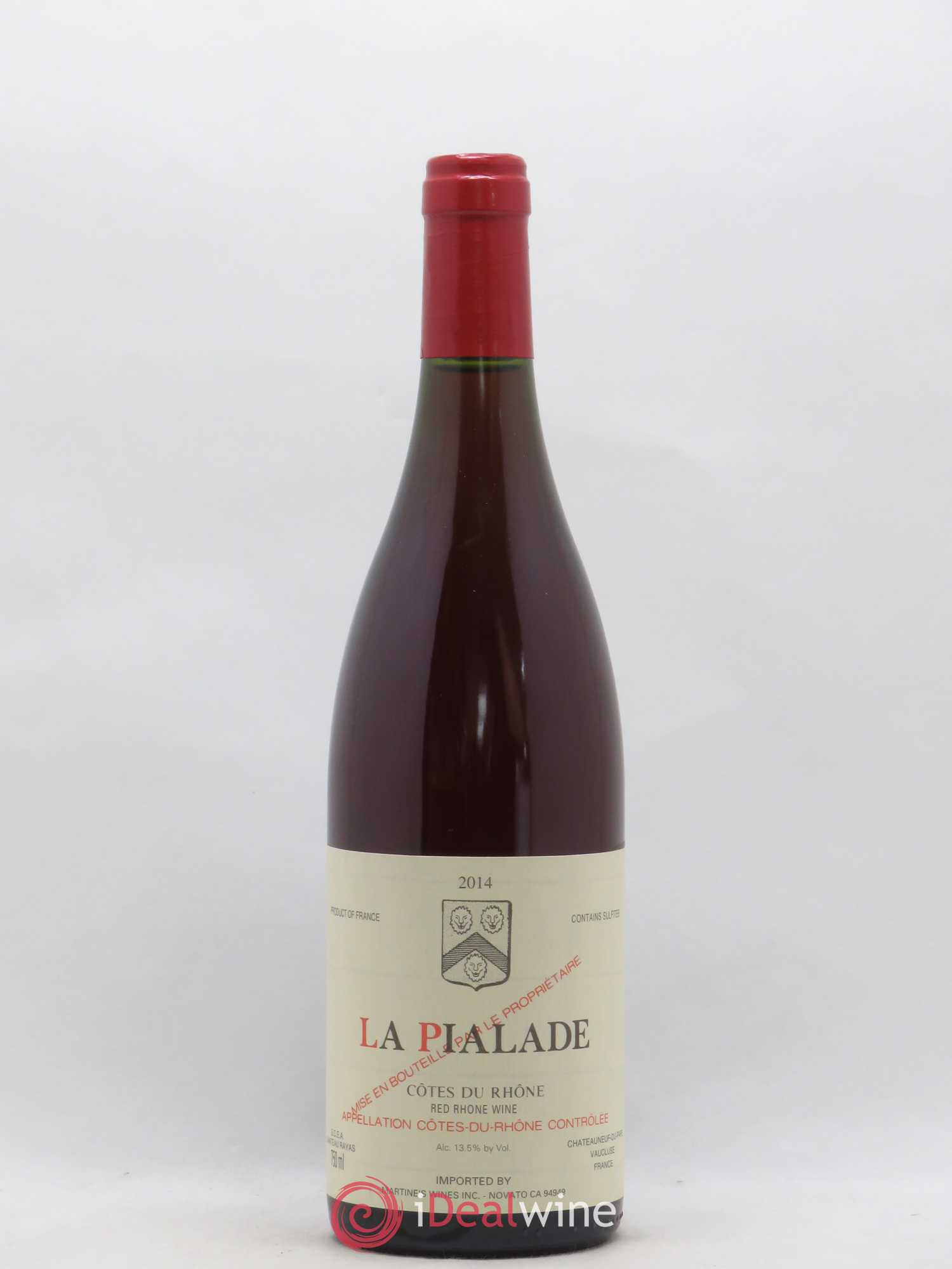 Côtes-du-Rhône La Pialade Emmanuel Reynaud 2014 - Lot de 1 bouteille - 0