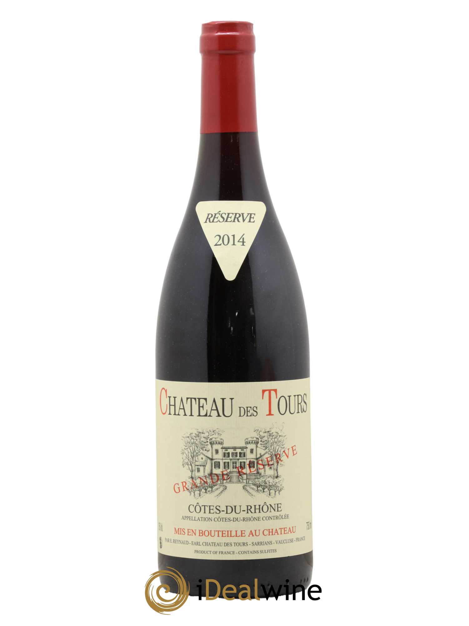 Côtes-du-Rhône Château des Tours Grande Réserve Emmanuel Reynaud 2014 - Lot of 1 bottle - 0