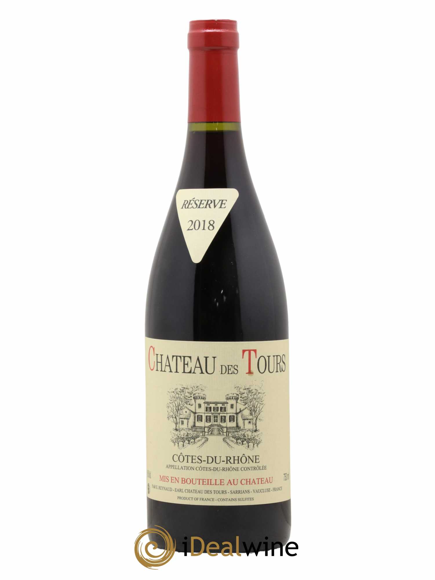Côtes-du-Rhône Château des Tours Emmanuel Reynaud 2018 - Lot de 1 bouteille - 0